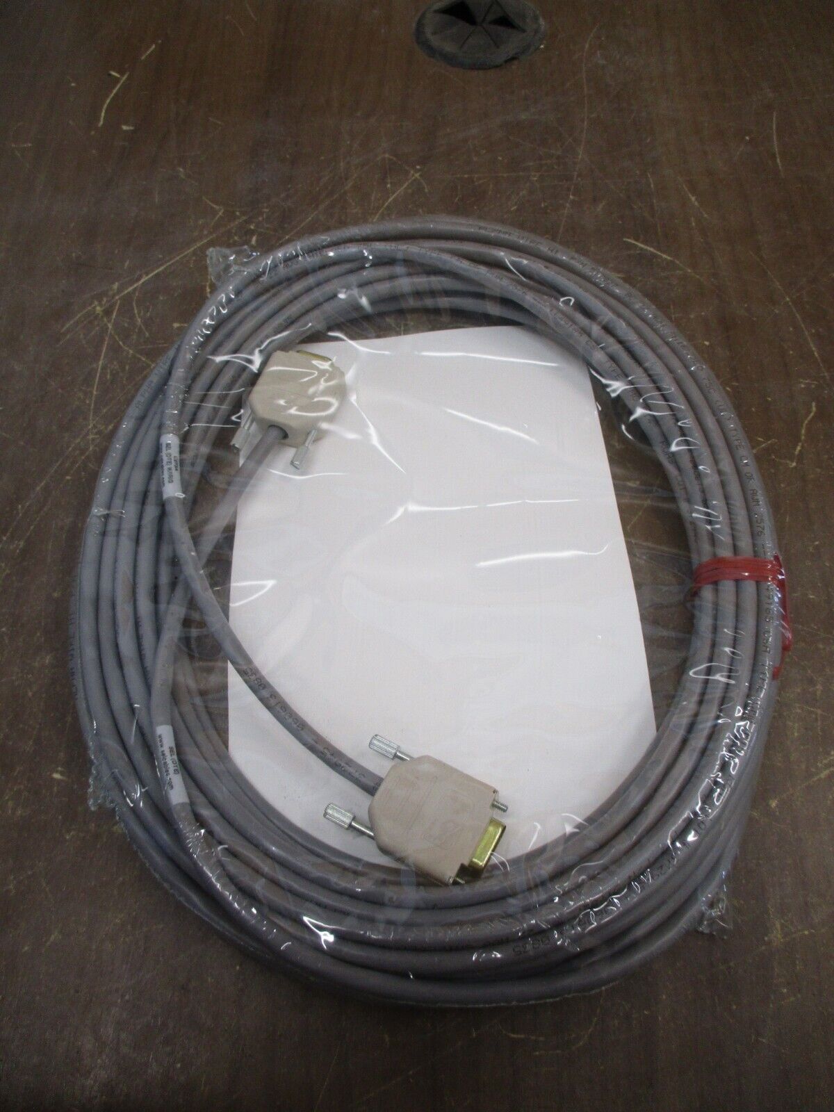 SEL Cable C273A-040 Length: 40ft 9-Pin Male D-Sub Connectors New Surplus