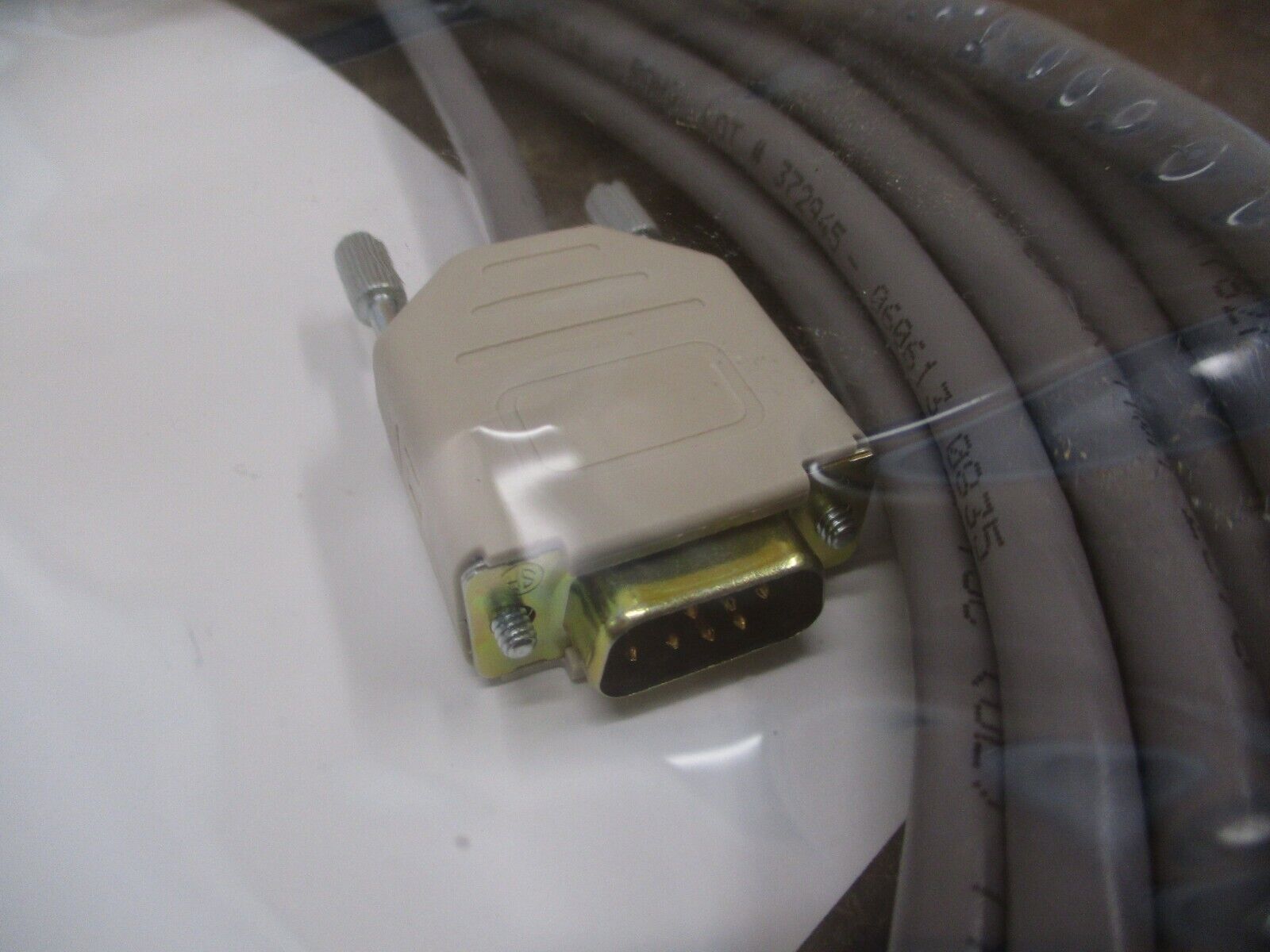 SEL Cable C273A-040 Length: 40ft 9-Pin Male D-Sub Connectors New Surplus