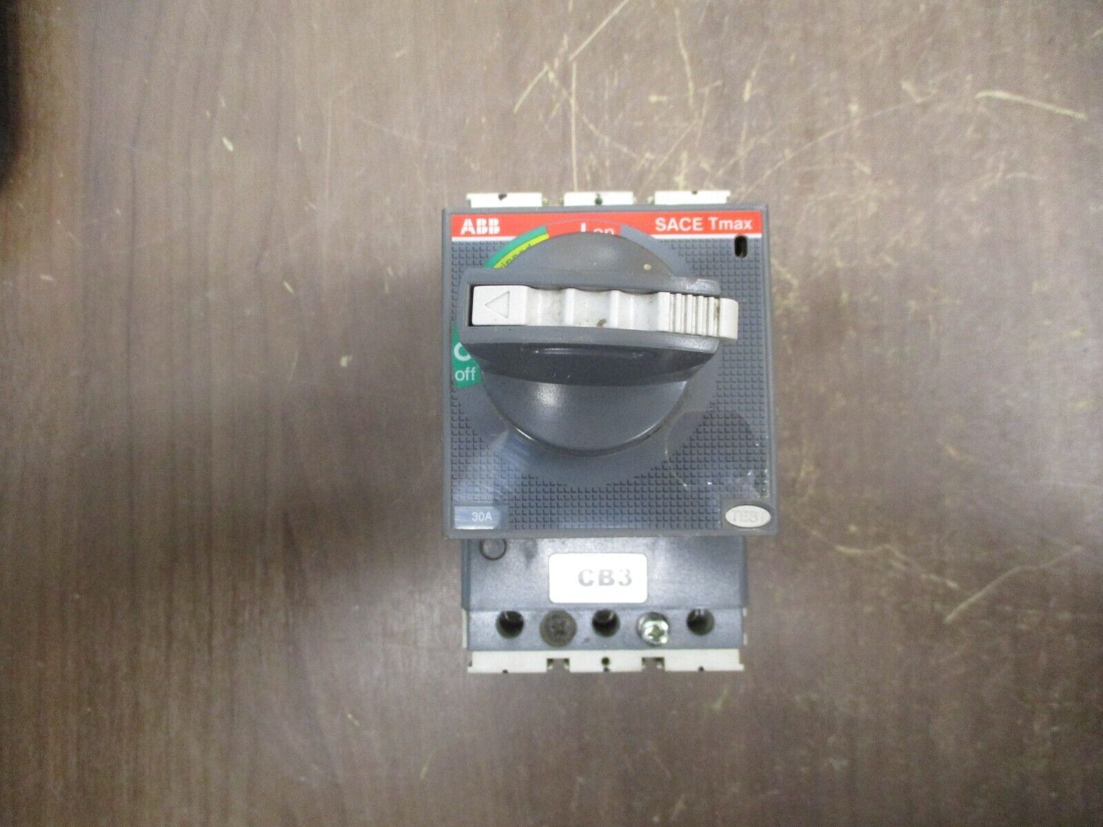 ABB SACE Tmax Breaker Disconnect T1N 30 30A 600V 3P Used