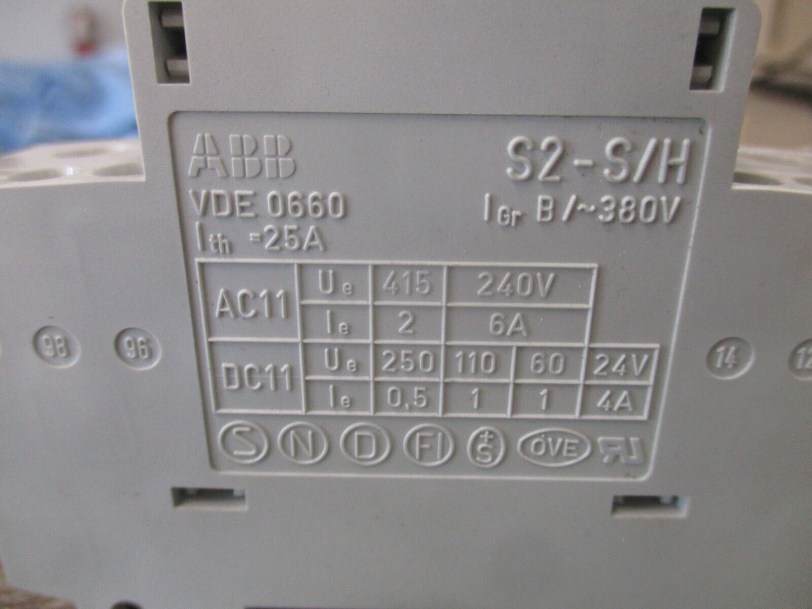 ABB Circuit Breaker S271-K10S/H 10A 480V 1P New Surplus