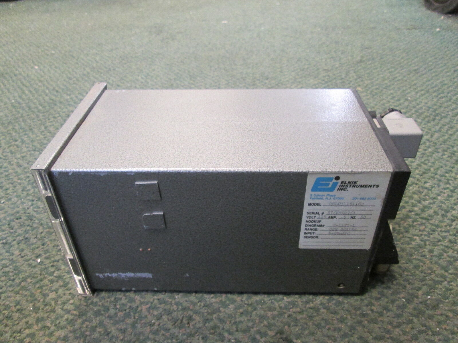 Elnik Instruments Meter QSL031161163 115V 0.5A 60Hz Range: 0-150% Torque Used