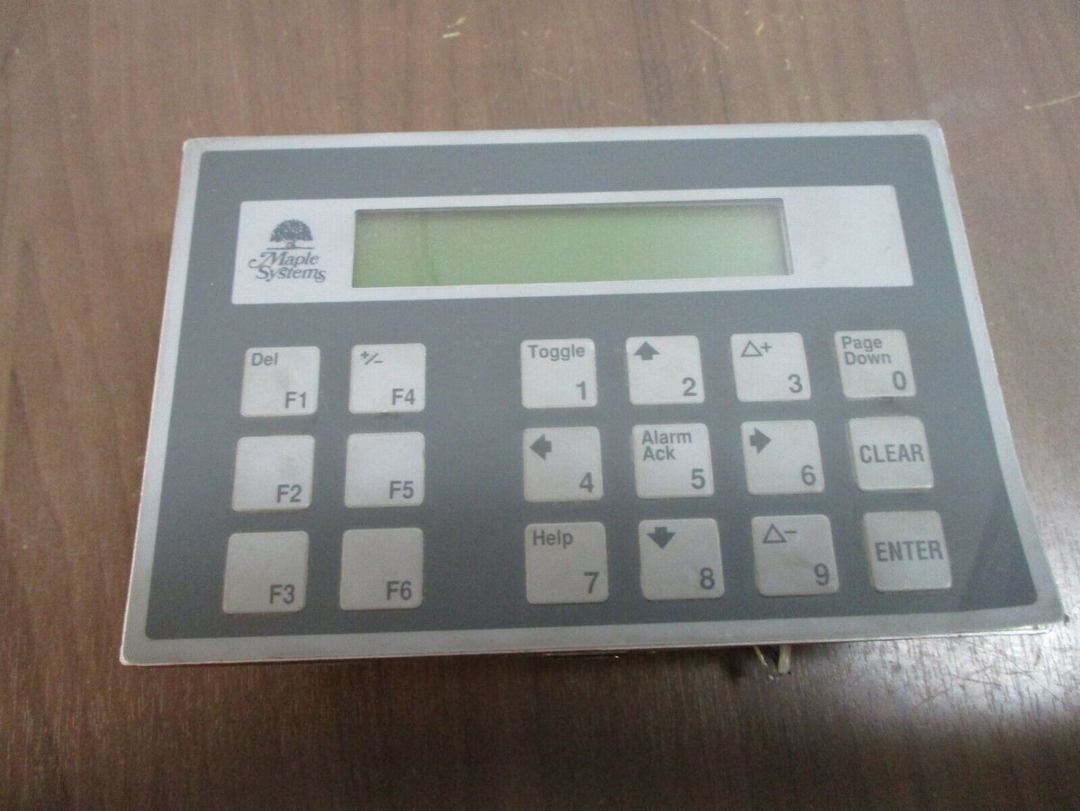 Maple Systems Operator Interface Terminal 0IT3160-A00 2x20 Backlit LCD 12-30VDC