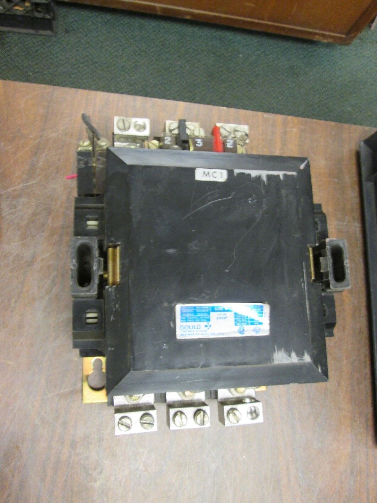 Gould Size 4 Contactor A103F 600V 135A 480V Coil Used