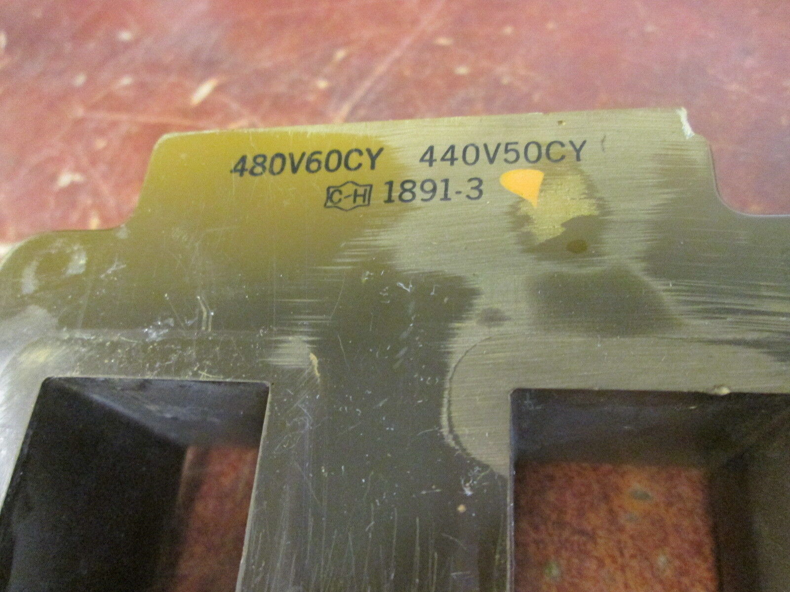 Cutler-Hammer Magnetic Coil 1891-3 480V@60Hz 440V@50Hz "Chipped" Used