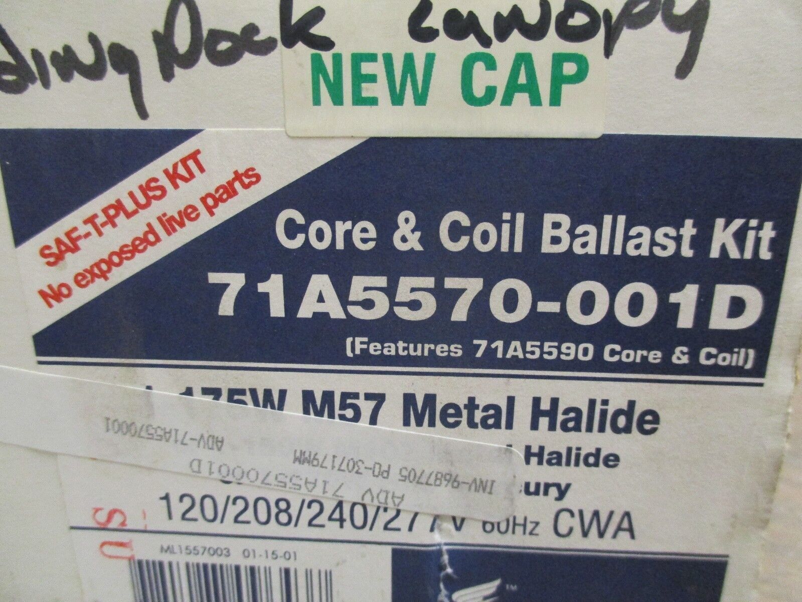 Advance Core & Coil Ballast Kit 71A5570-001D 120/208/240/277V 60Hz New Surplus