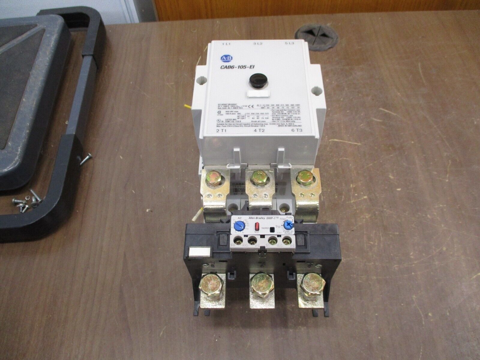 Allen-Bradley Starter CAB6-105-EI / 193-A5M5 380-400V Coil Trip: 57-180A 600V