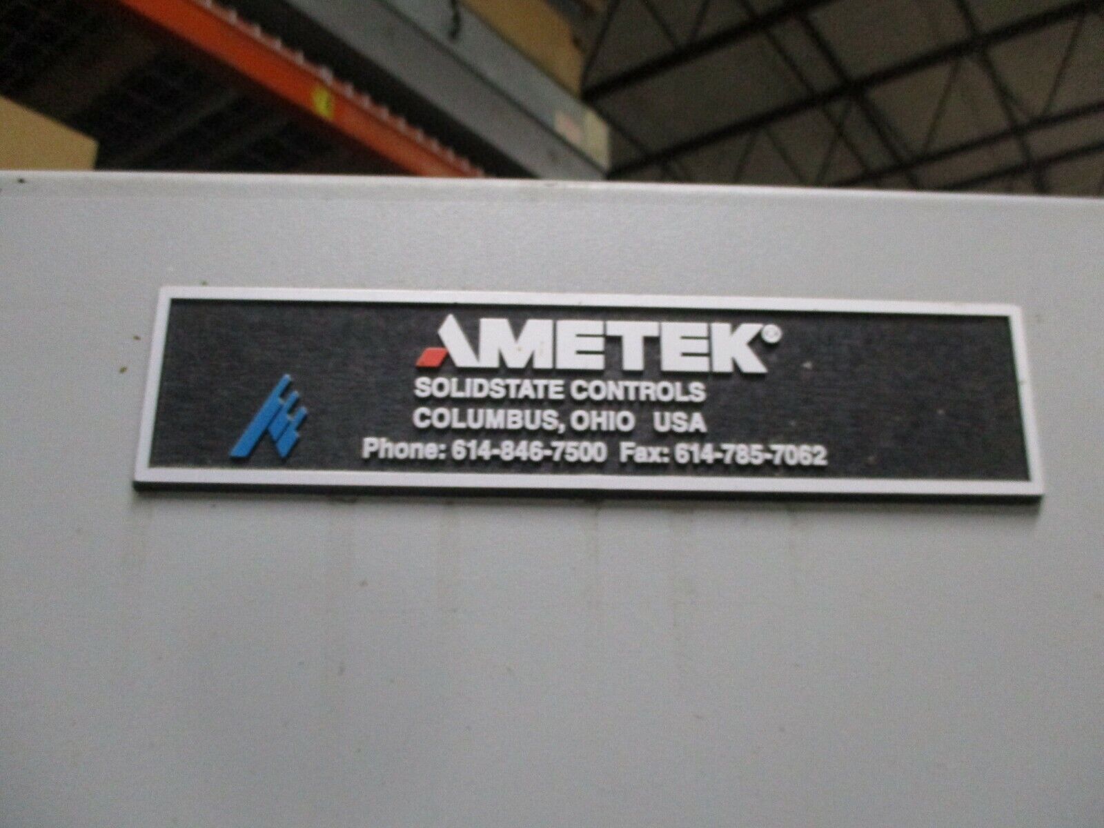 Ametek 200A Battery Charger BCR12200-48-13-60 Output: 130VDC 200A Used