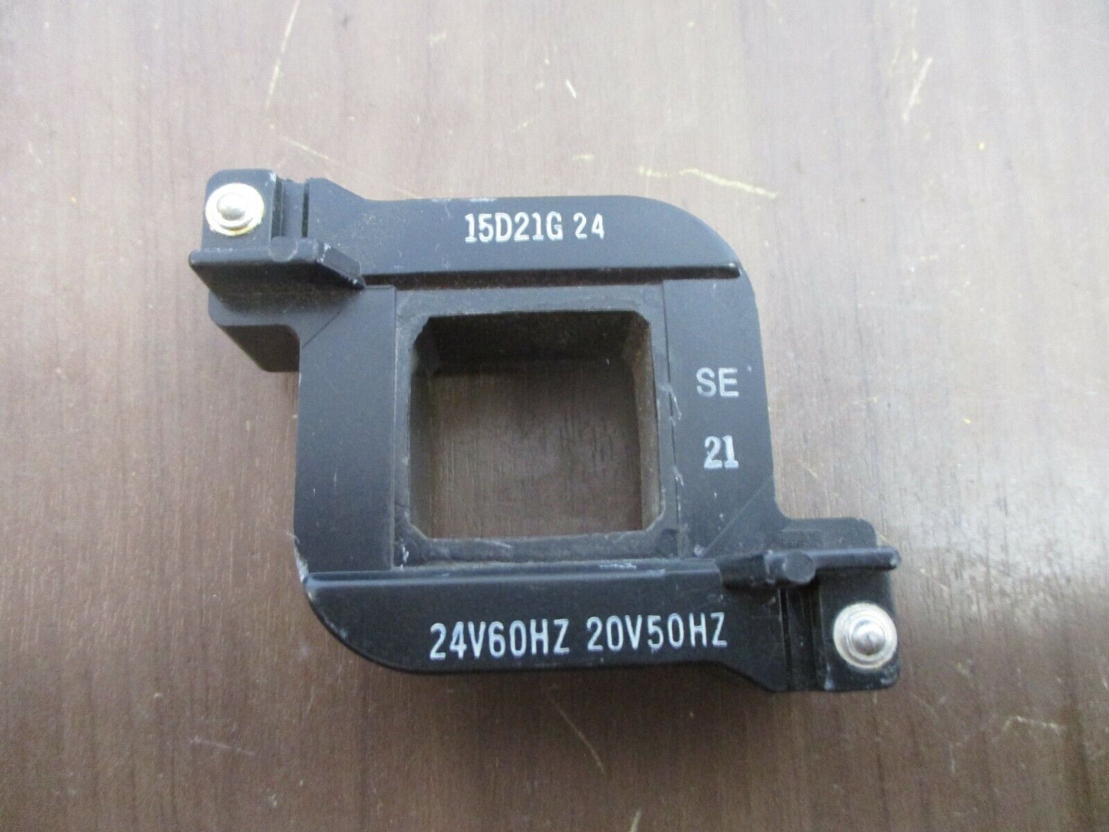 GE Magnetic Coil 15D21G24 24V@60Hz 20V@50Hz Used
