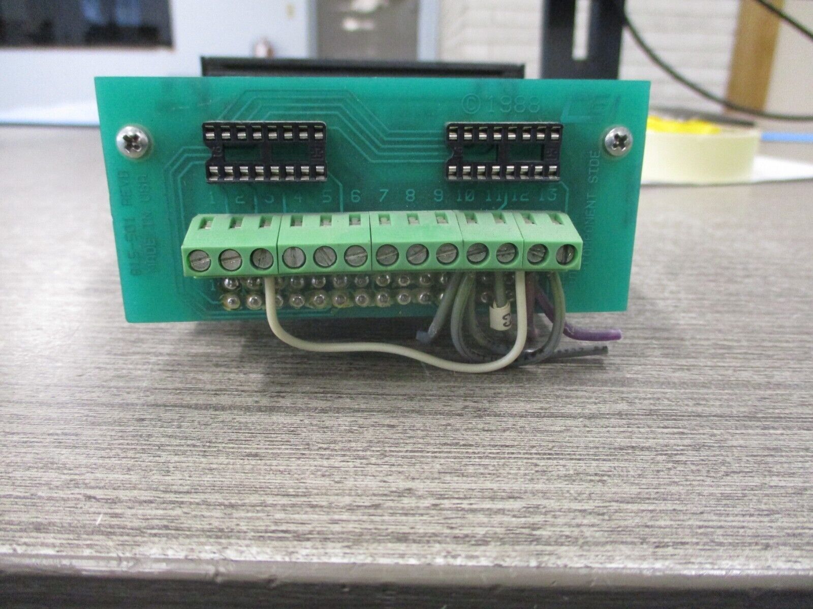 Cincinnati Electrosystems 7-Segment Display 4161-8-24 W/815-501 Adapter Board