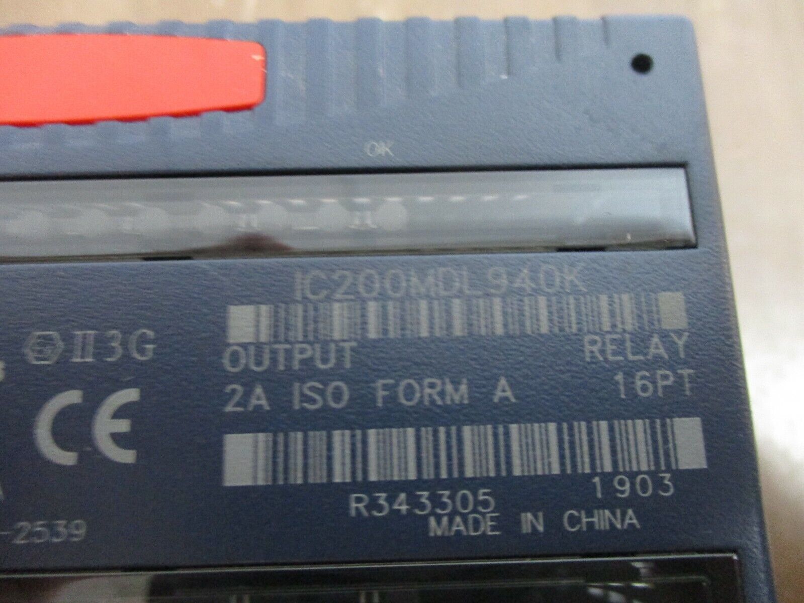 GE VersaMax Isolated Output Module IC200MDL940K 16PT For Hazardous Locations