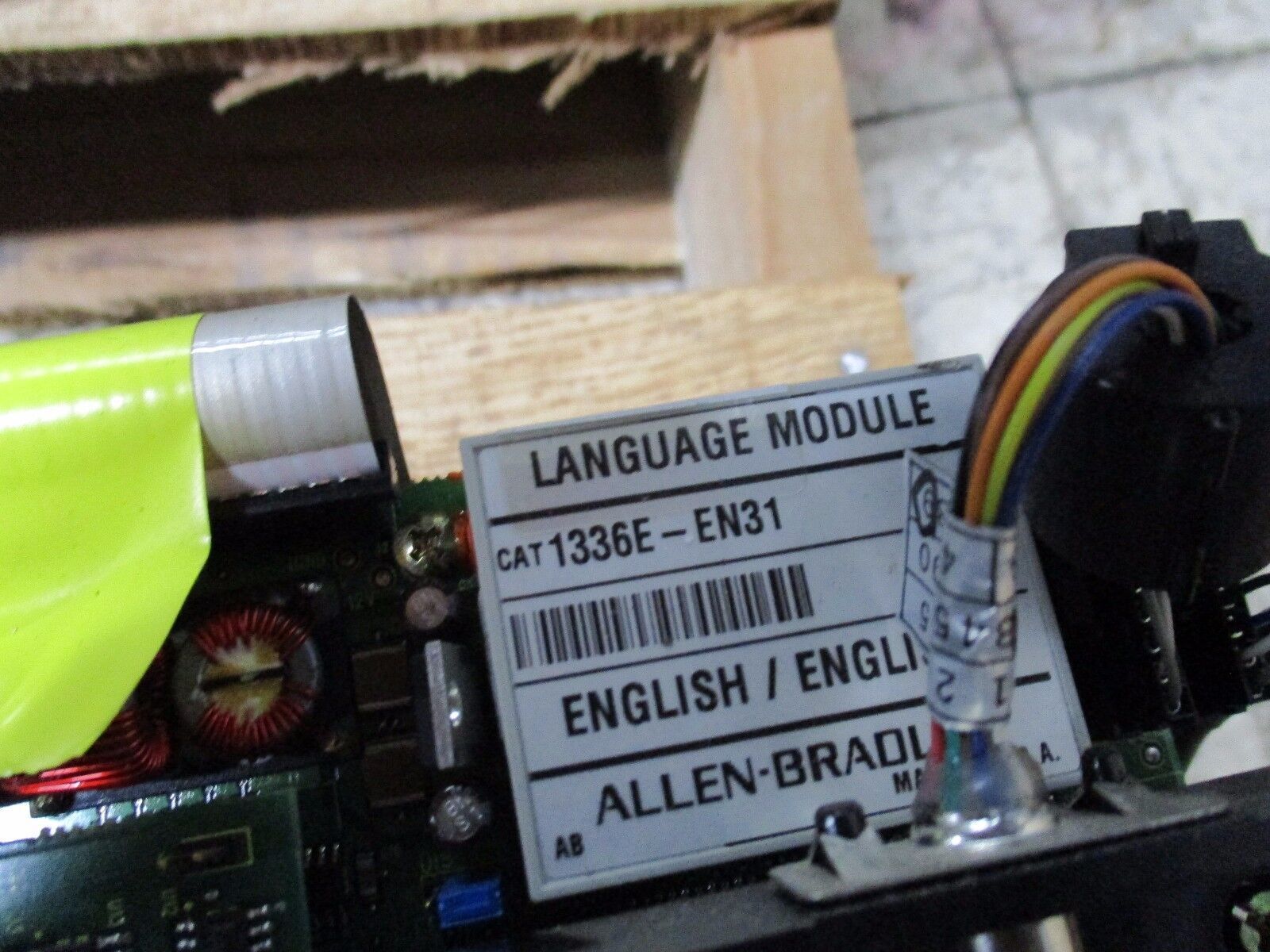 Allen-Bradley 1336 Impact AC Drive 1336E-BRF15-AN-EN-L9E 1.5HP 3PH Used