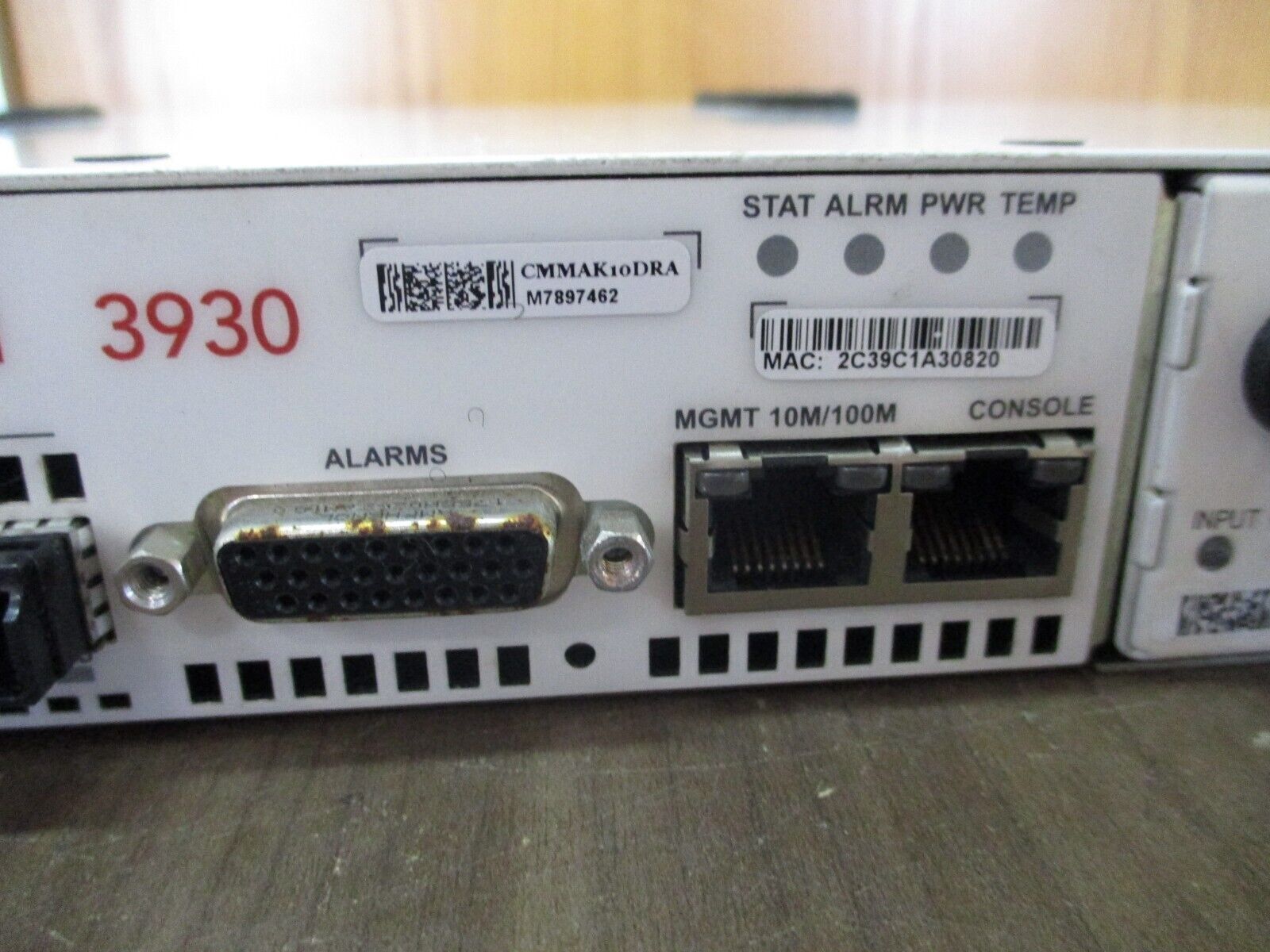 Ciena 3930 Service Delivery Switch 170-3930-900 Rev. N Used