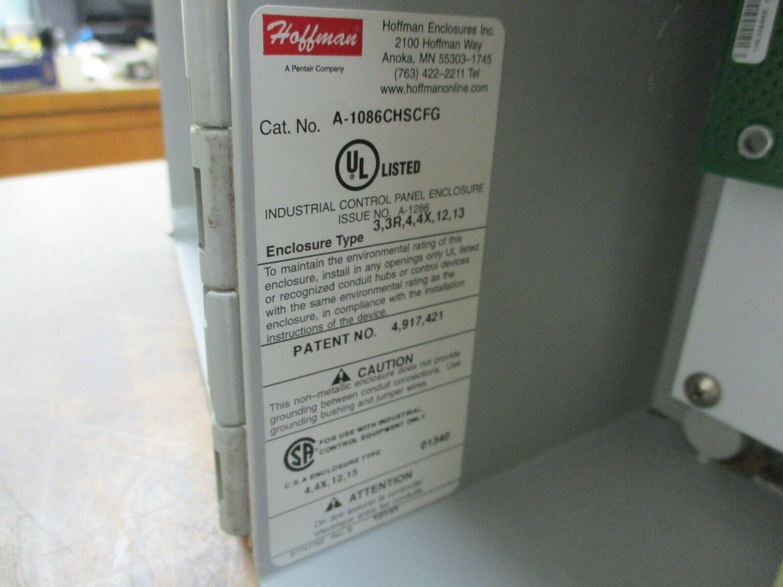Ultrak Power Supply TR24WSPL 110-120V 50/60Hz 1.6A Used