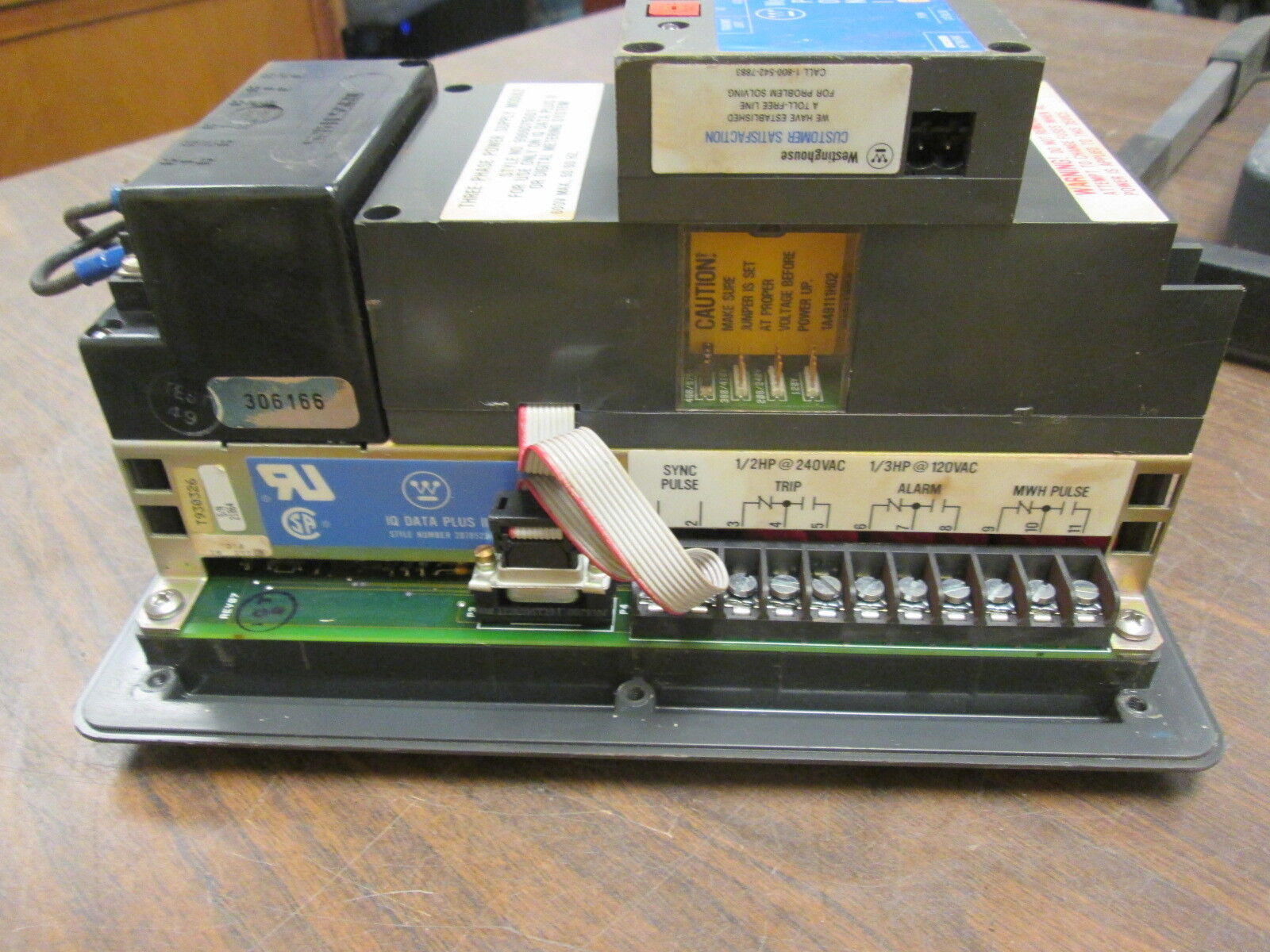 Westinghouse IQ Data Plus II w/ Power Supply, PONI Modules 2D78522 Used