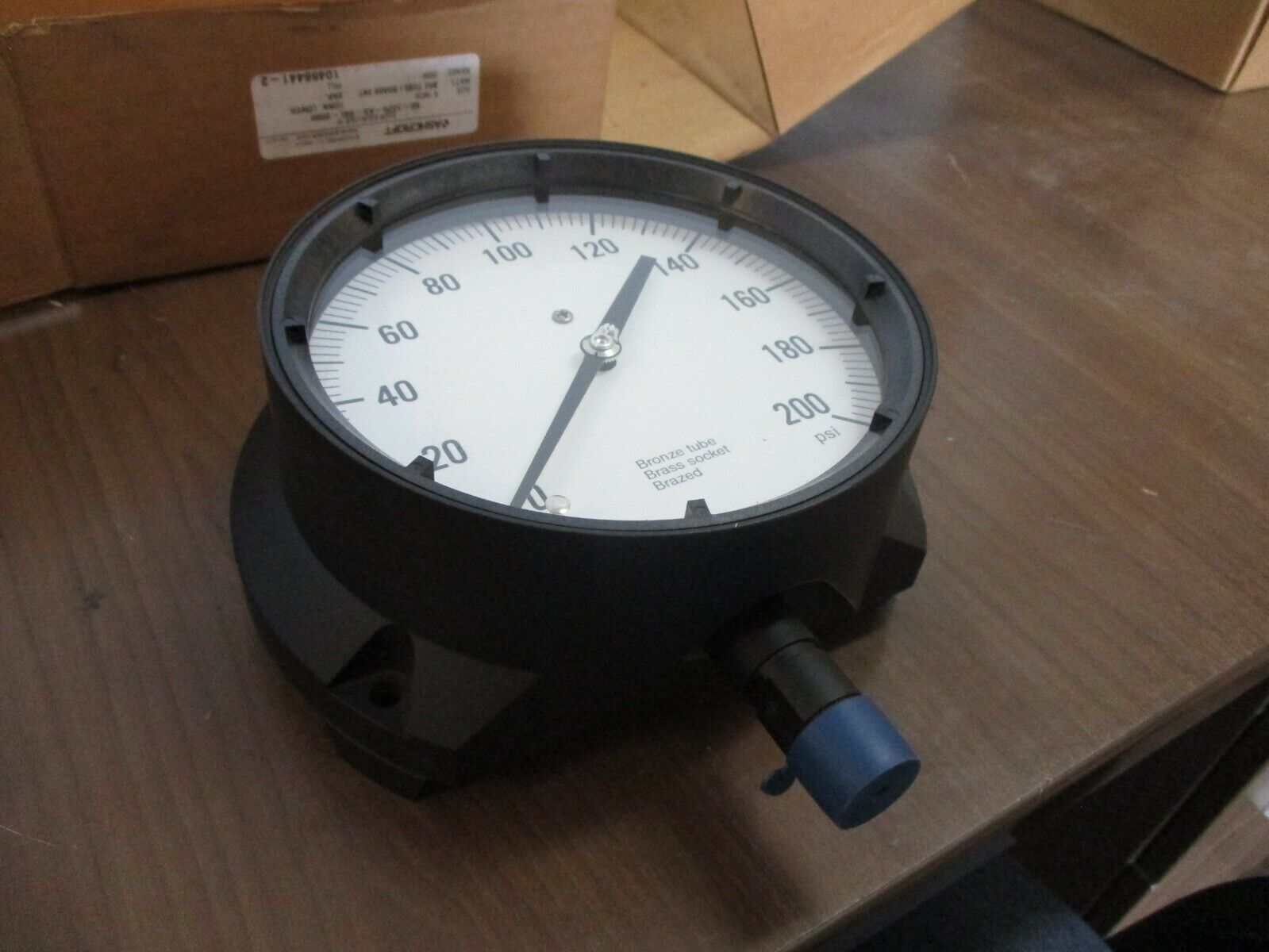 Ashcroft Duragauge Pressure Gauge 60-1379-AS-04L-200# Size: 6" Range: 0-200PSI