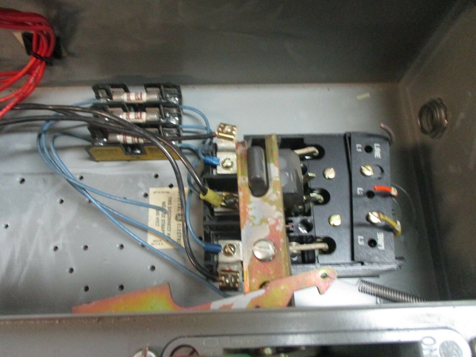 GE Non-Fusible Size 0 Combination CR308B1041AABSLR 115-120V Coil 18A 600V Used