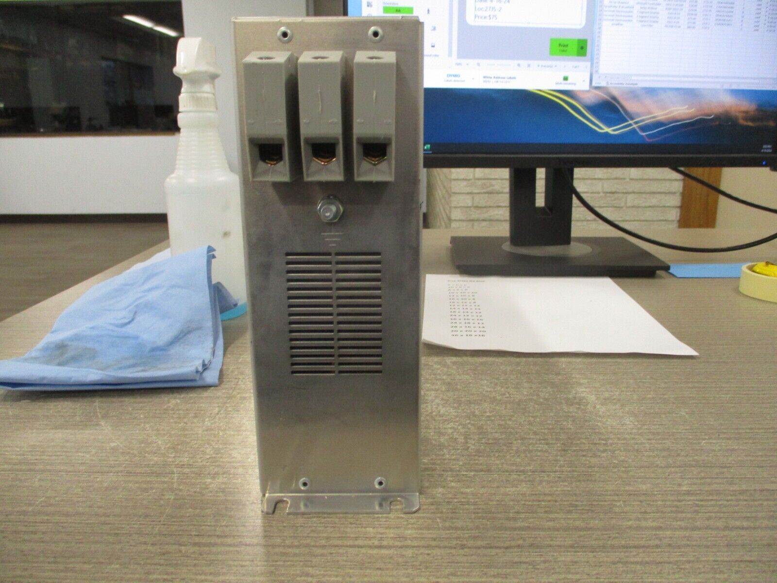 Schaffner Line Filter FN 258-75-34 480V 50-60 Hz 75A Used