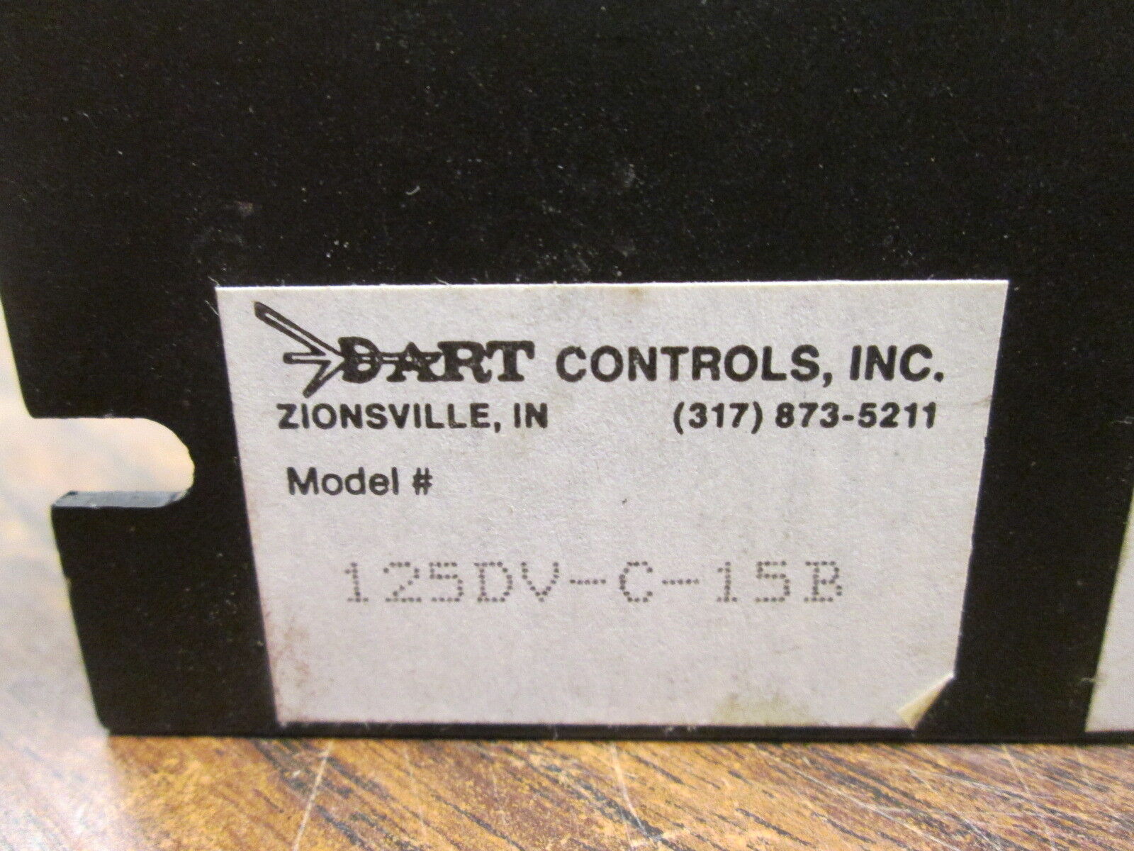Dart Controls Dual Voltage Control 125DV-C-15B Used