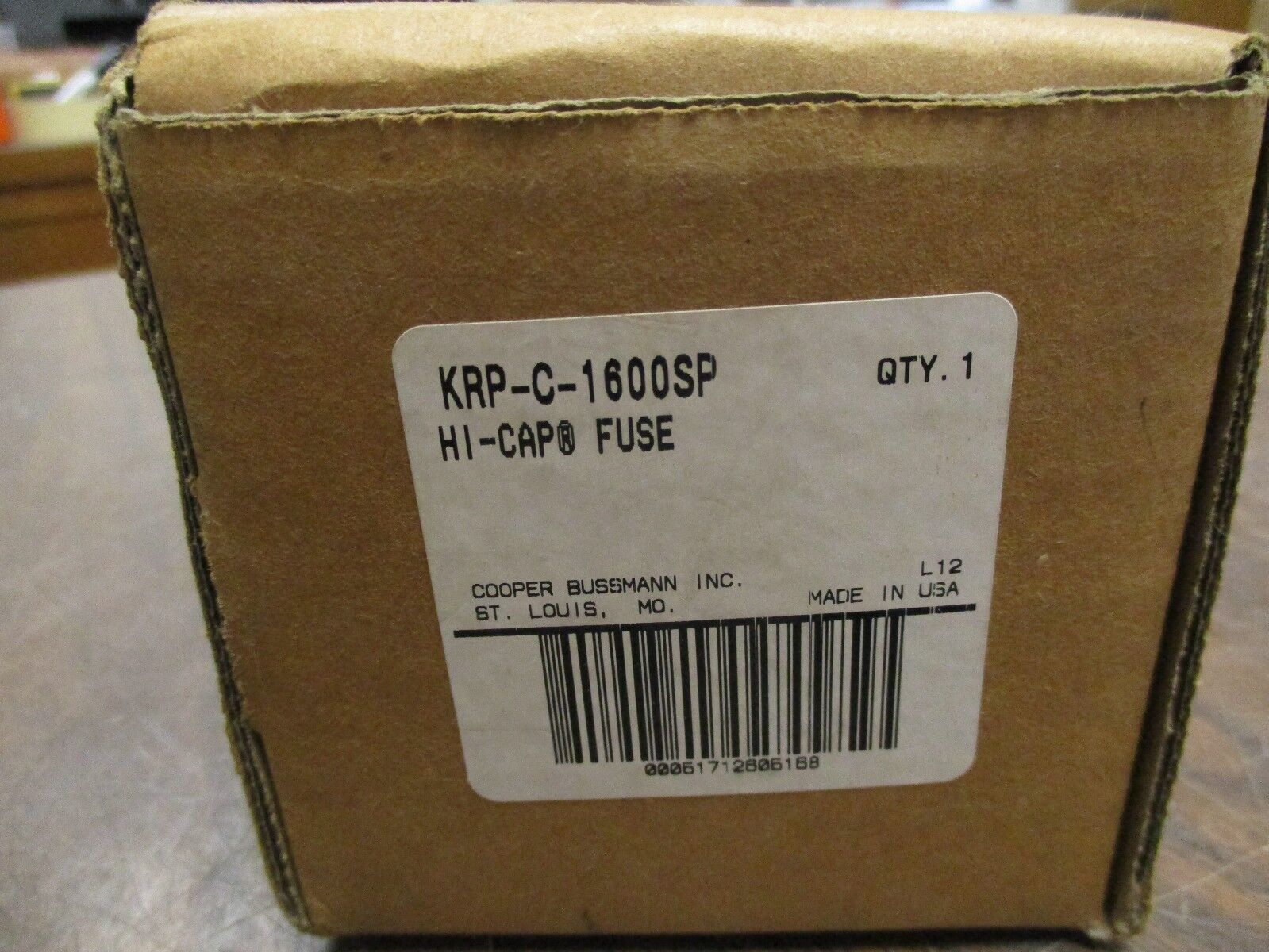 Cooper Bussmann Hi-Cap Fuse KRP-C-1600SP 1600A 600V New Surplus