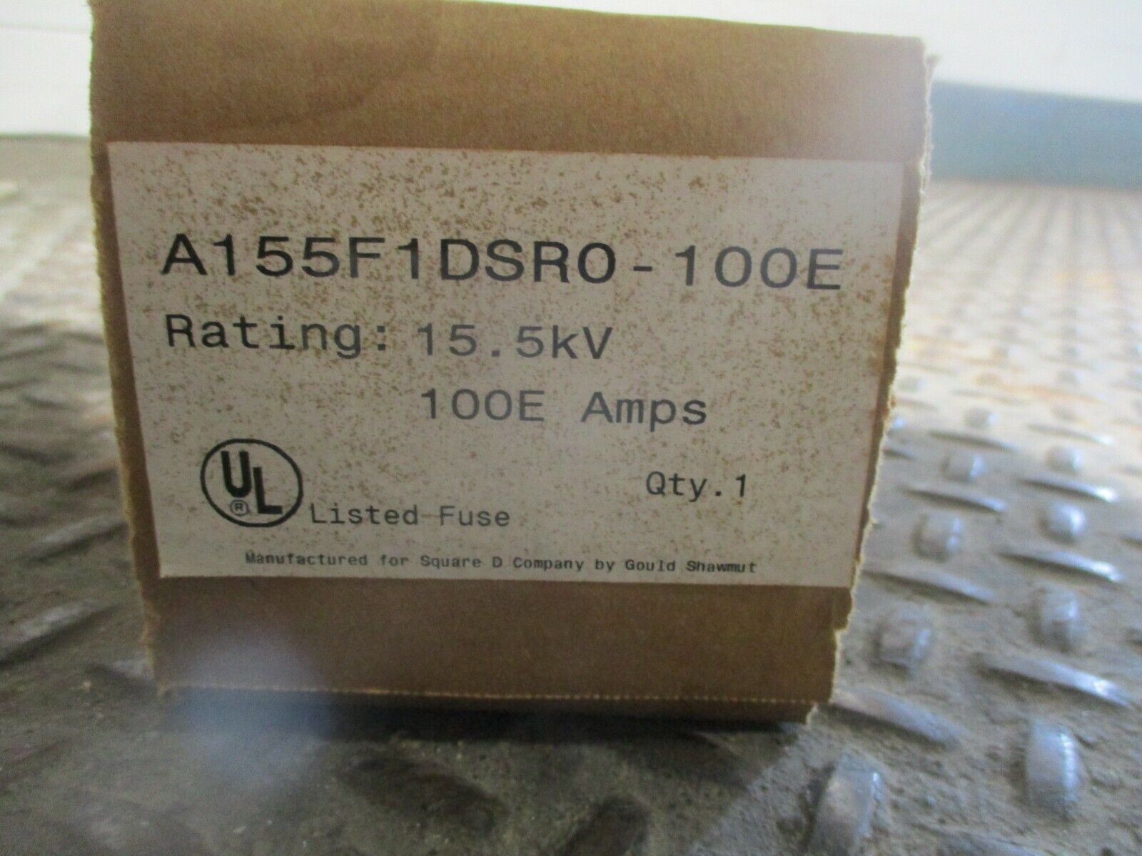Square D Fuse A155F1DSR0-100E 100E 15.5KV New Surplus