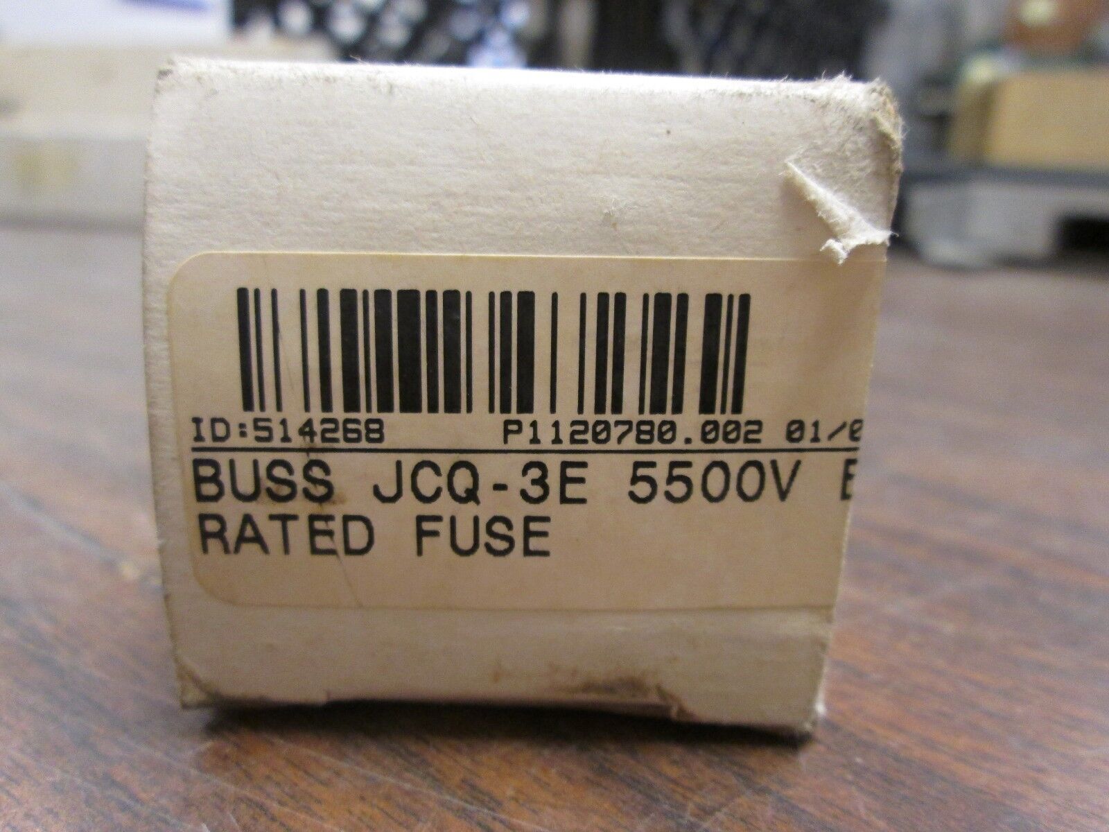 Buss Bussmann Medium Voltage Fuse JCQ-3E 5.5KV 3E Amps New Surplus