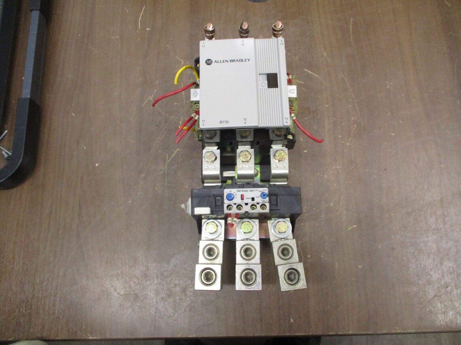 Allen-Bradley Starter 100-B110N*3 / 193-A5L4 120V Coil Trip: 66-110A 600V Used
