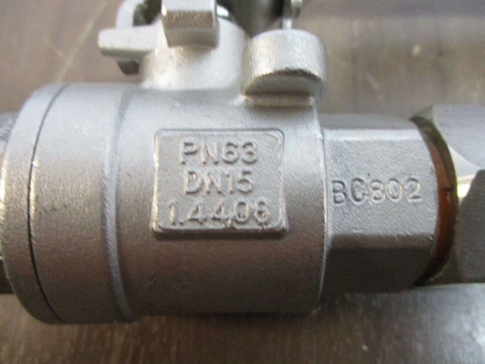 Ventim Ball Valve PN63 DN15 1.4408 Size: 3/4" Used