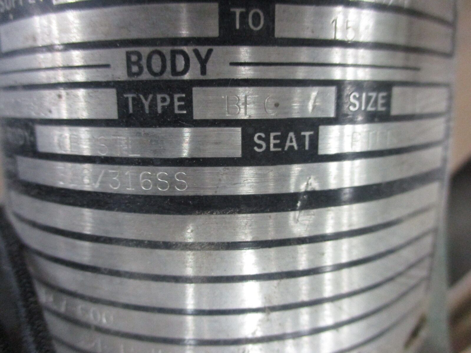 Fisher Diaphragm Control Valve w/ Positioner 657 / BFC Size 30 / 1" Used