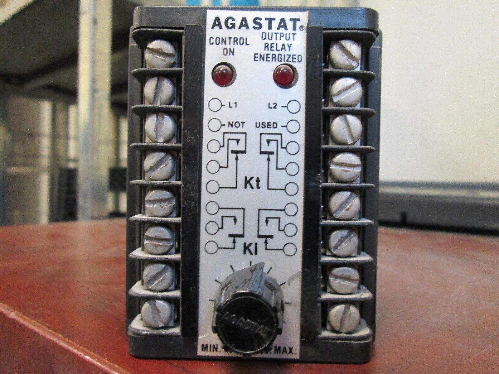 Agastat Timing Relay 9312AGT 10-300sec Range 120V 50/60Hz Used