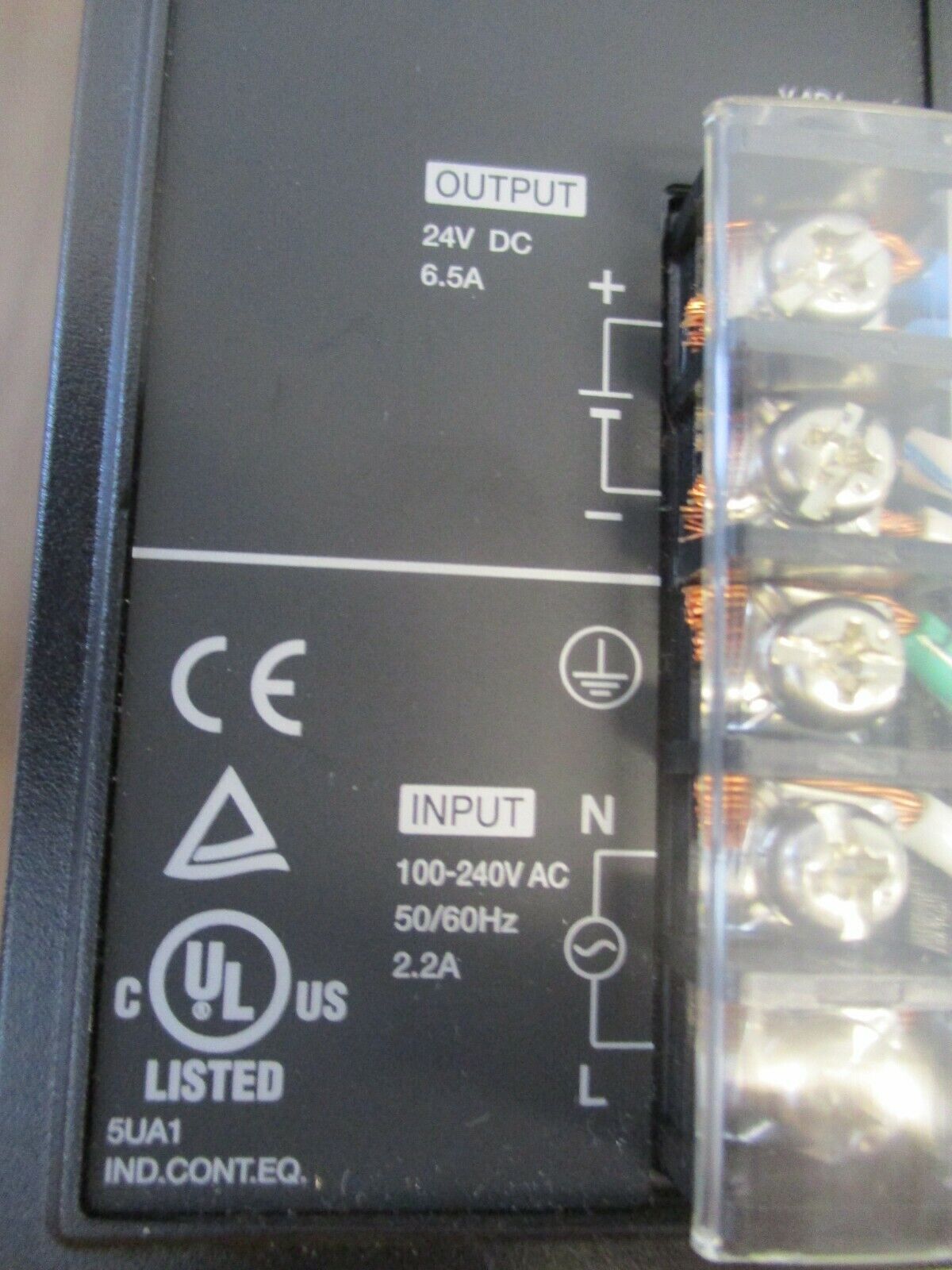 Keyence Switching Power Supply CA-U4 Input: 100-240VAC Output: 24VDC Used