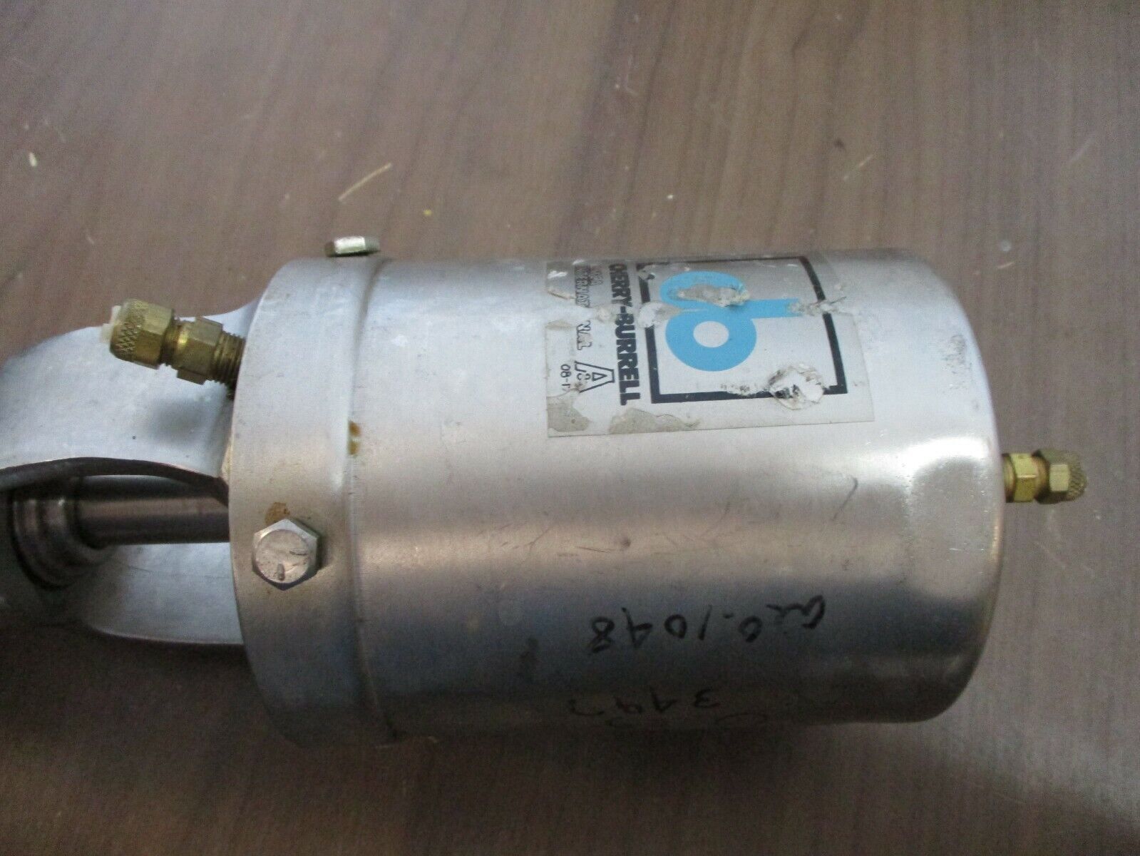 Cherry-Burrell Air Actuated Valve Size: 2¼" Stainless Steel Used