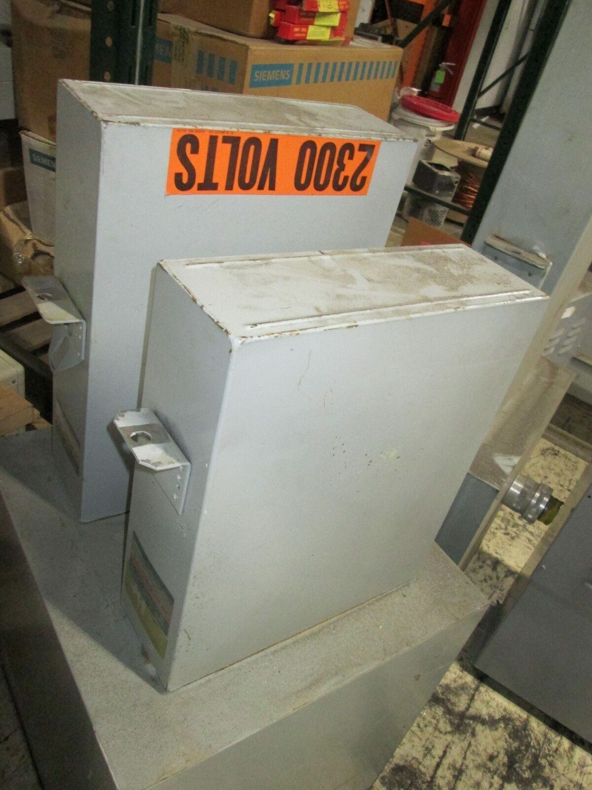 Sprague Power Capacitor 100243FHF 100KVAR 2400V 3Ph 60Hz Used