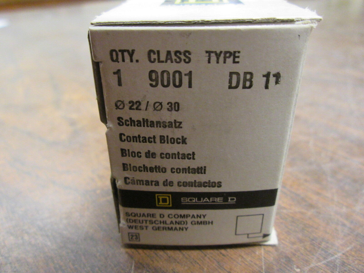 Square D Contact Block 9001 DB11 Used