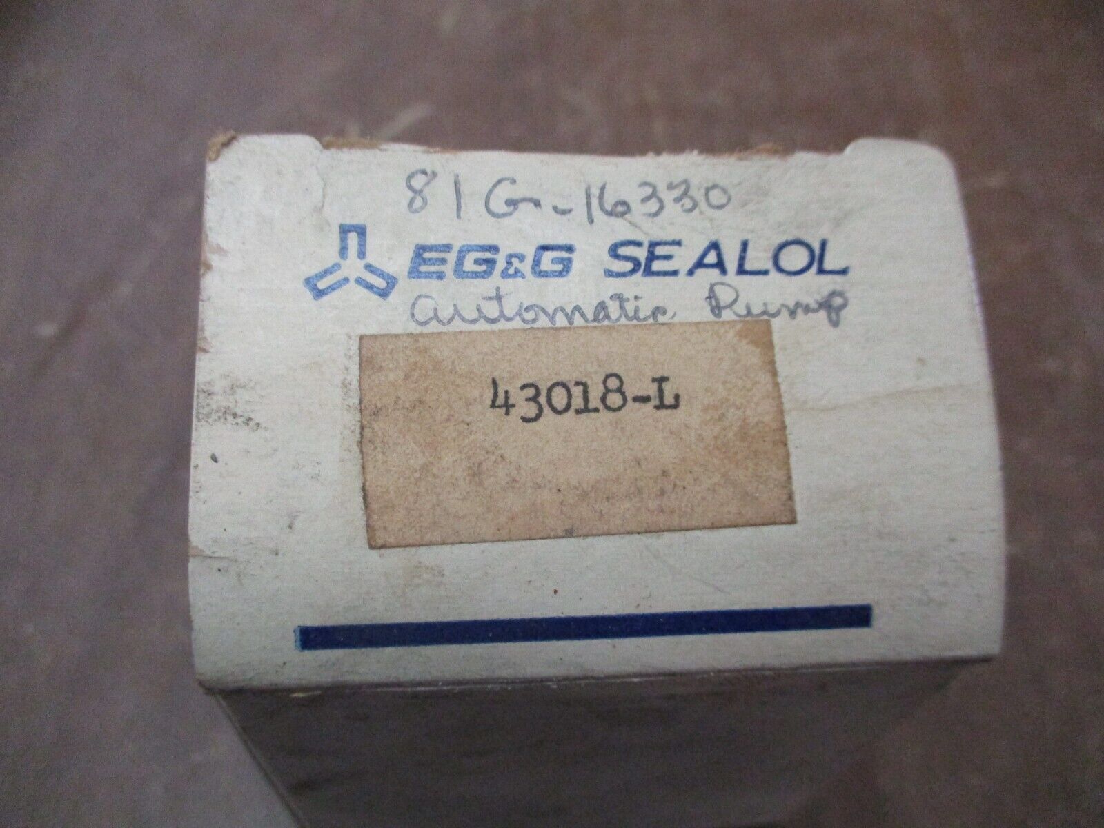 Sealol Seal Assembly 43018-L New Surplus