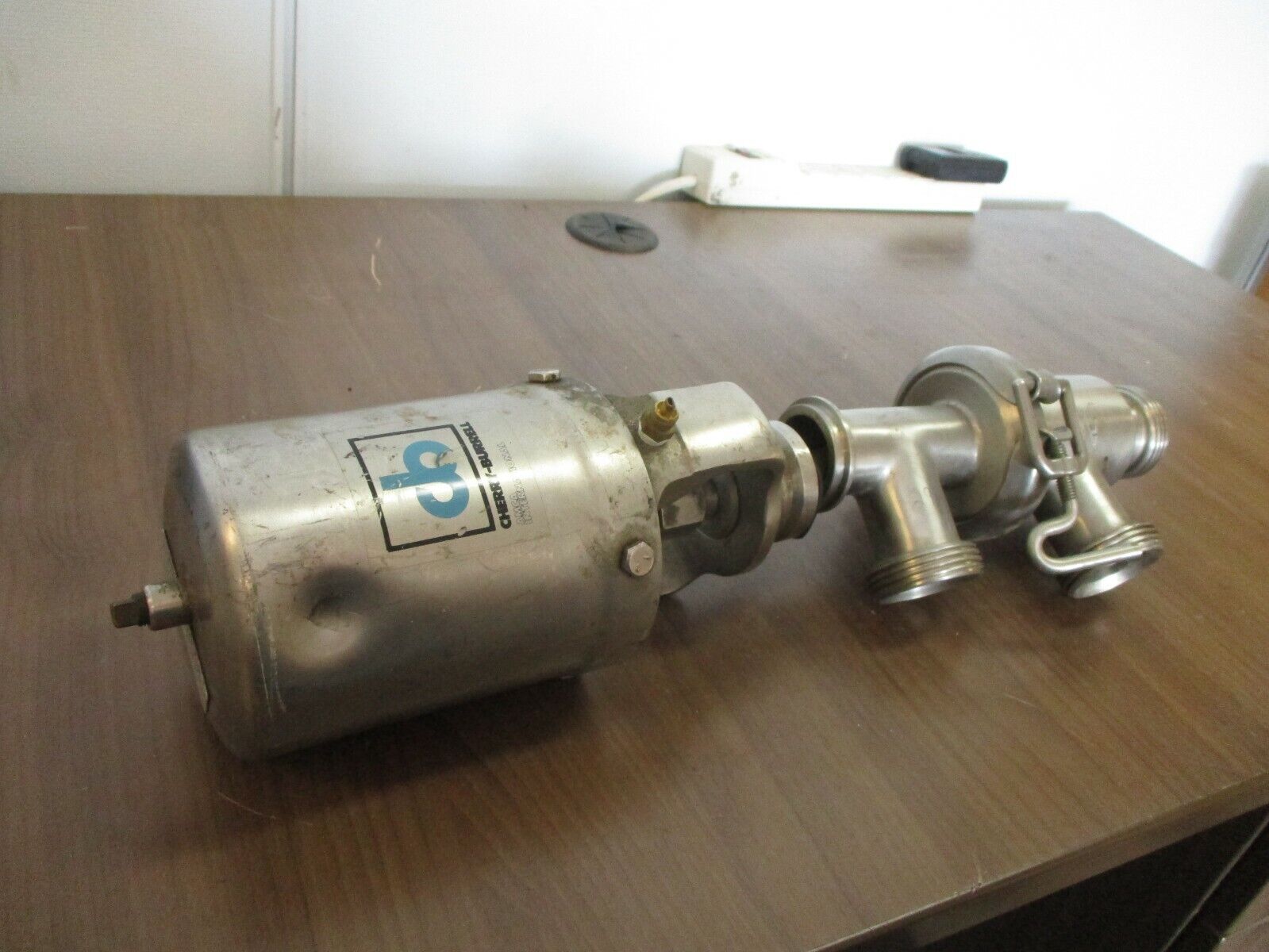 Cherry-Burrell Air Actuated Valve Size: 2" Stainless Steel Used