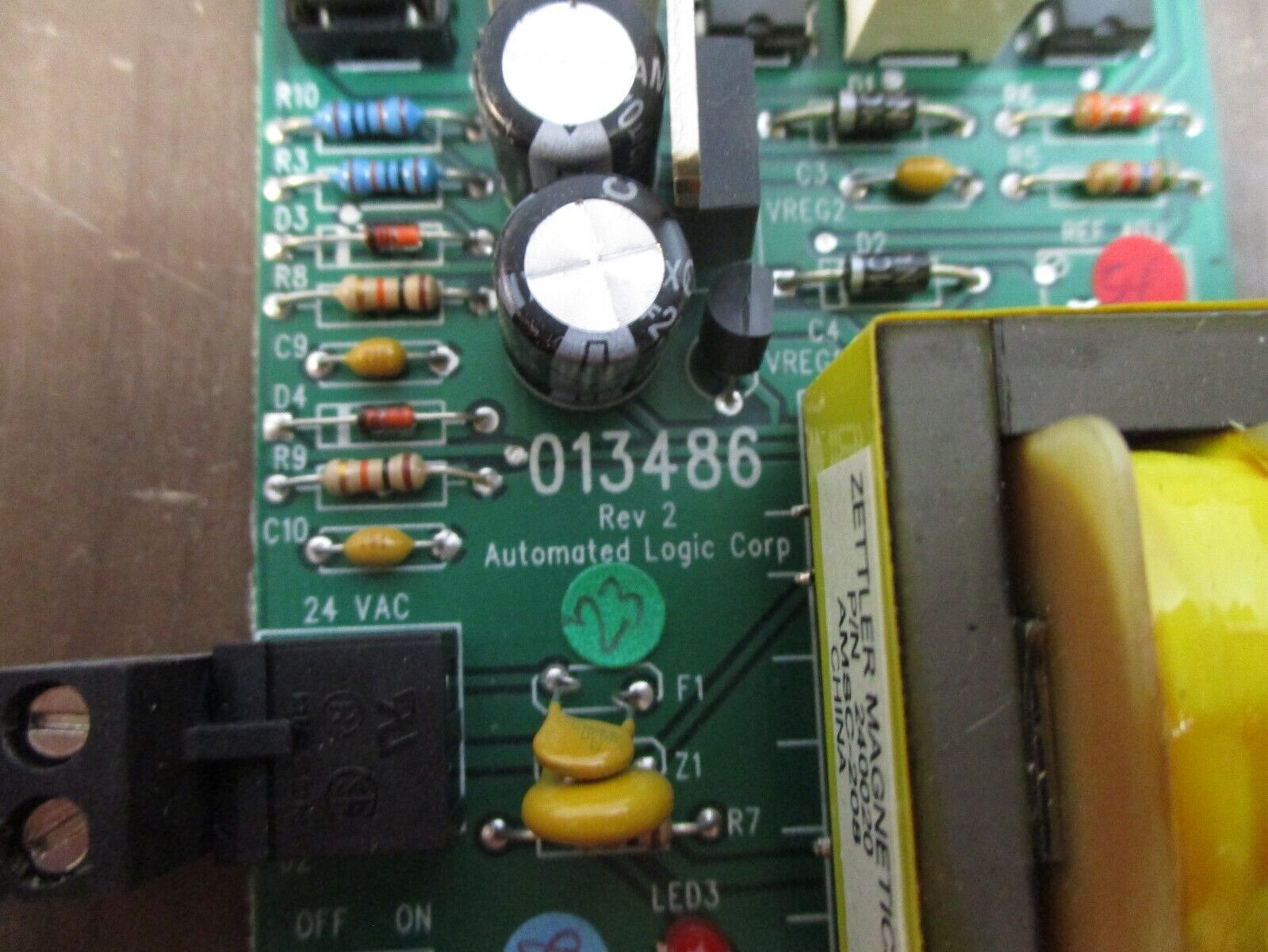 Automated Logic Diagnostic Device Board 013486 Rev. 2 Used