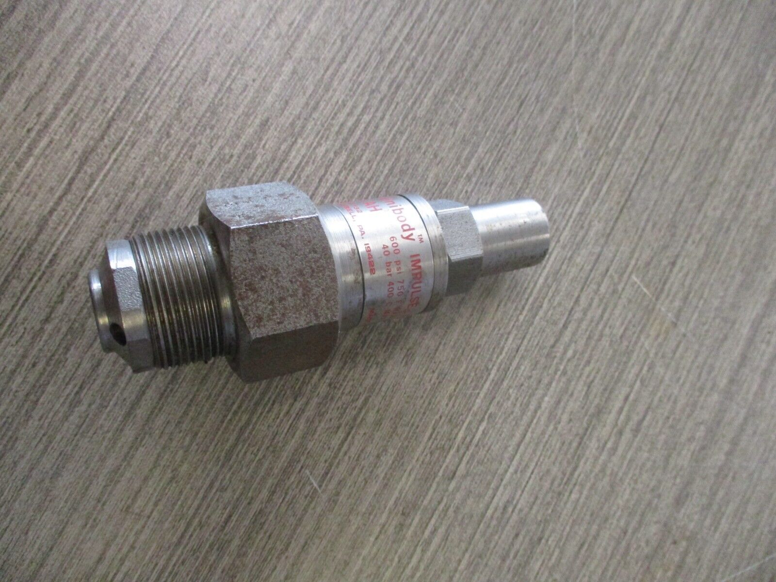 Yarway Unibody Impulse Trap 730/740 AH 600 PSI 750 Degrees F Used.