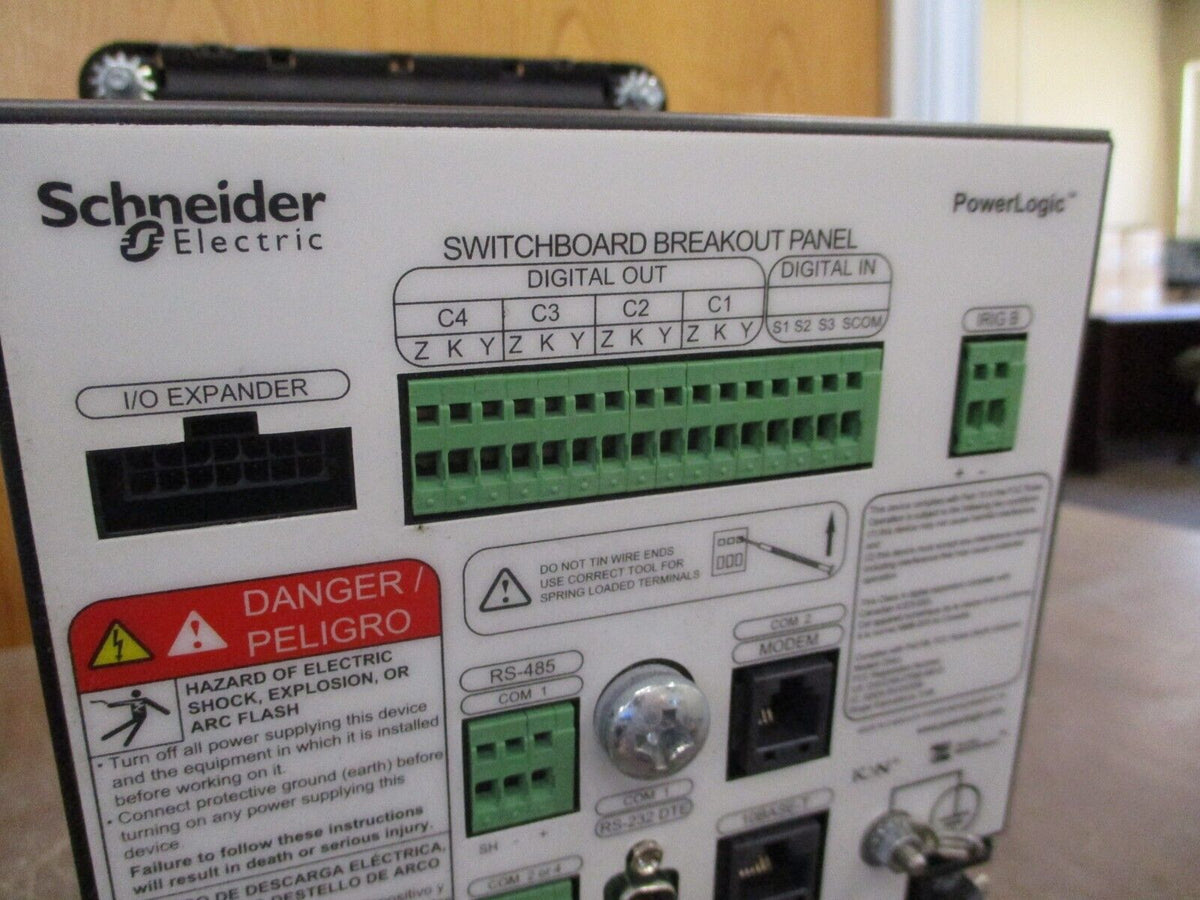 Square D PowerLogic ION 8600 Power Meter S8600A4C0H6A0A0A Used