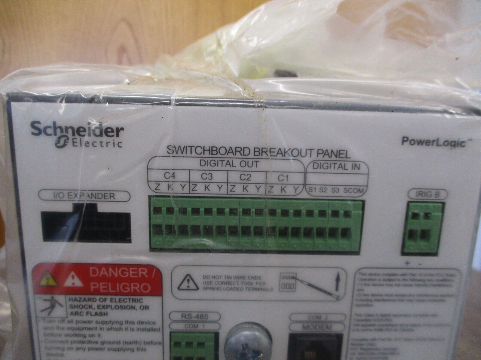 Square D PowerLogic ION 8600 Power Meter S8600A4C0H6A0A0A New Surplus