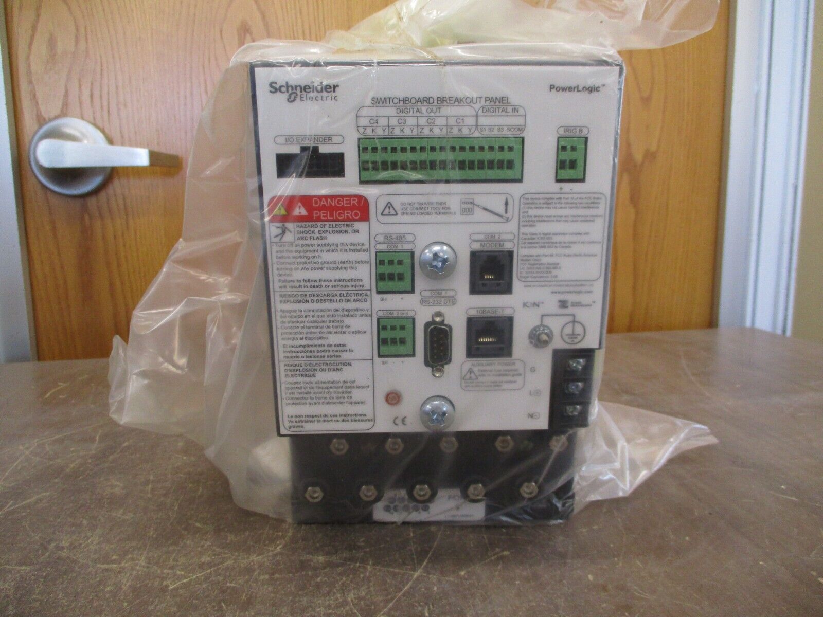Square D PowerLogic ION 8600 Power Meter S8600A4C0H6A0A0A New Surplus