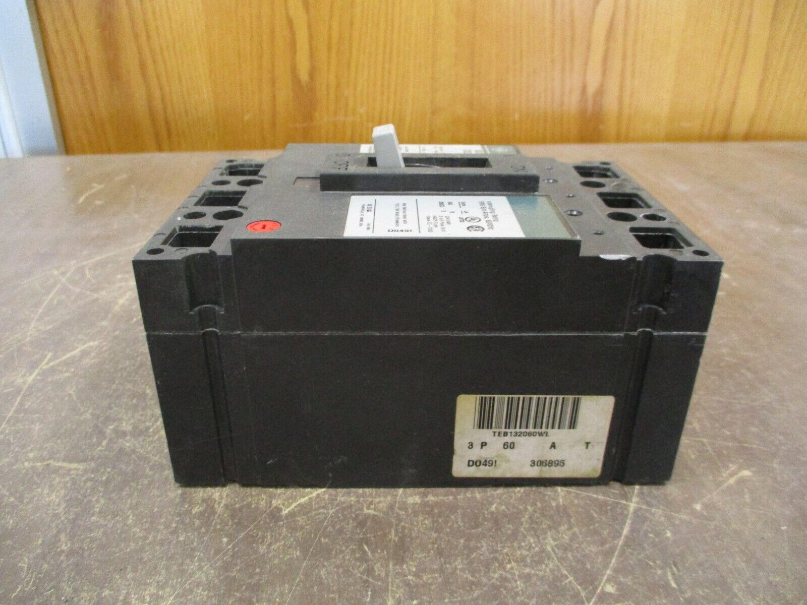 GE Circuit Breaker TEB132060WL 60A 240V 3P New Surplus