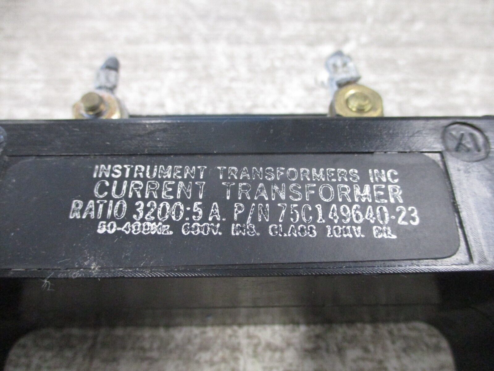 Instrument Transformers Current Transformer 75C149640-23 Ratio 3200:5A 600V