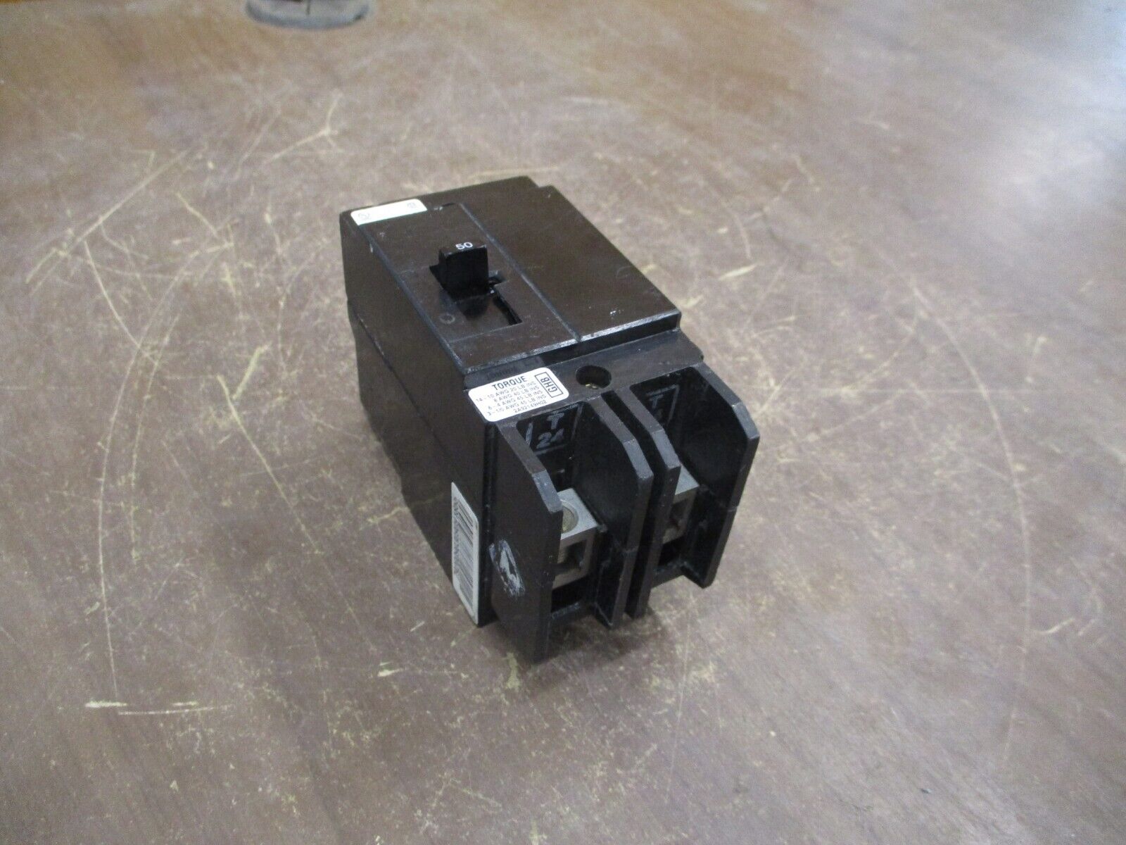 Cutler-Hammer Bolt-On Circuit Breaker GHB2050 277/480V 50A 2P New Surplus