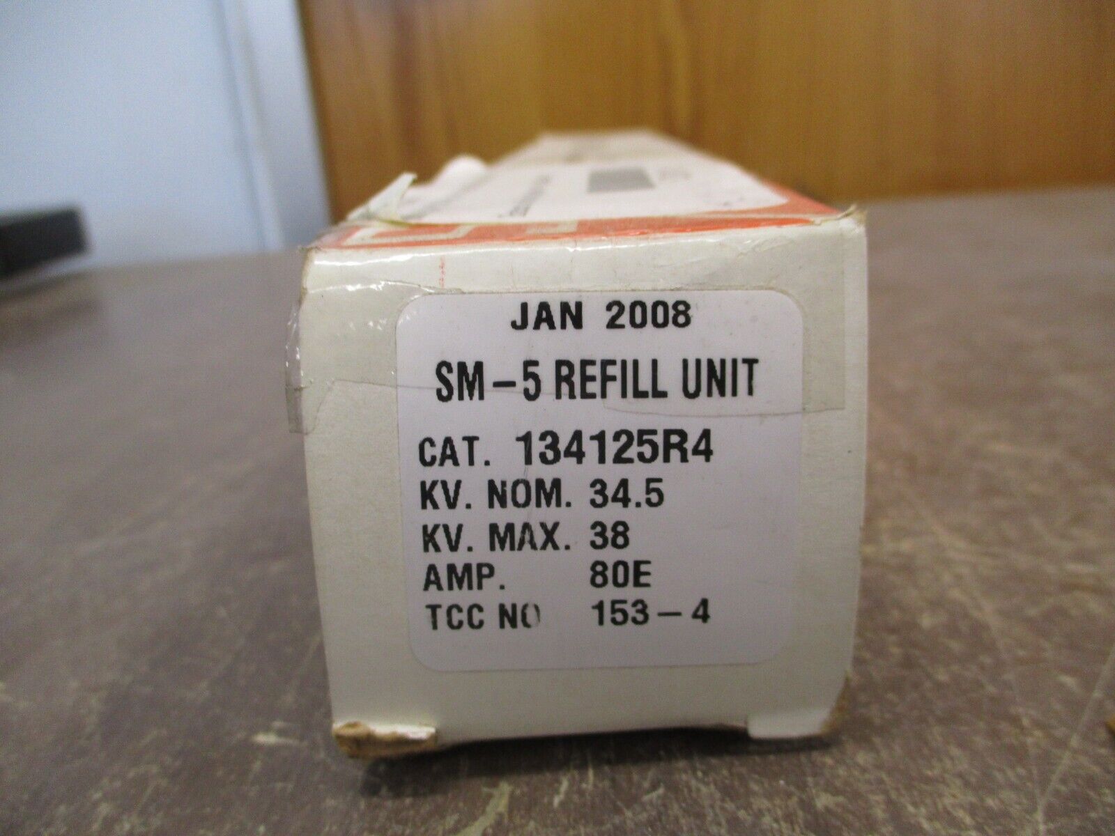 S&C SM-5 Fuse Refill Unit 134125R4 80A 34.5kV New Surplus