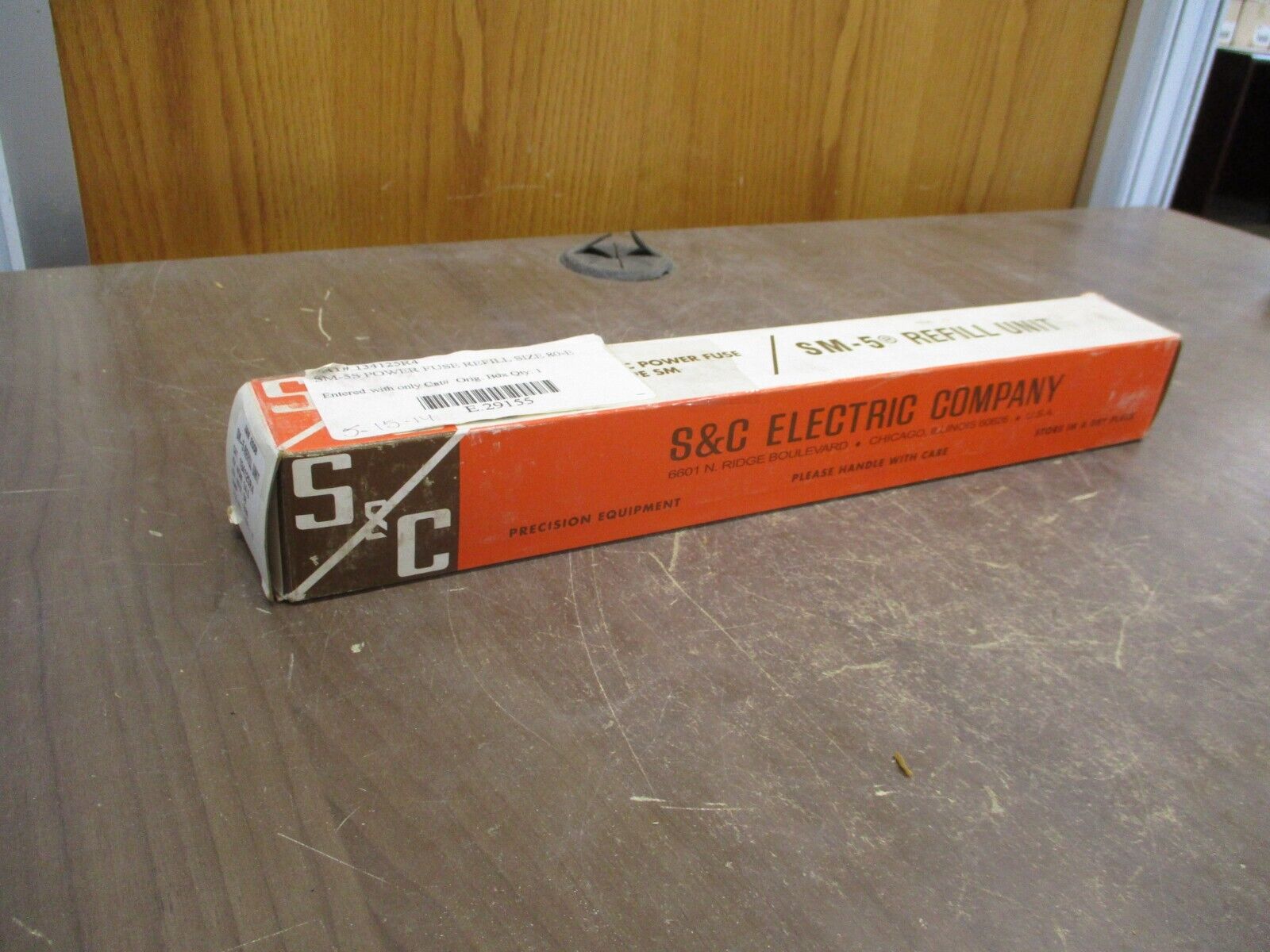 S&C SM-5 Fuse Refill Unit 134125R4 80A 34.5kV New Surplus