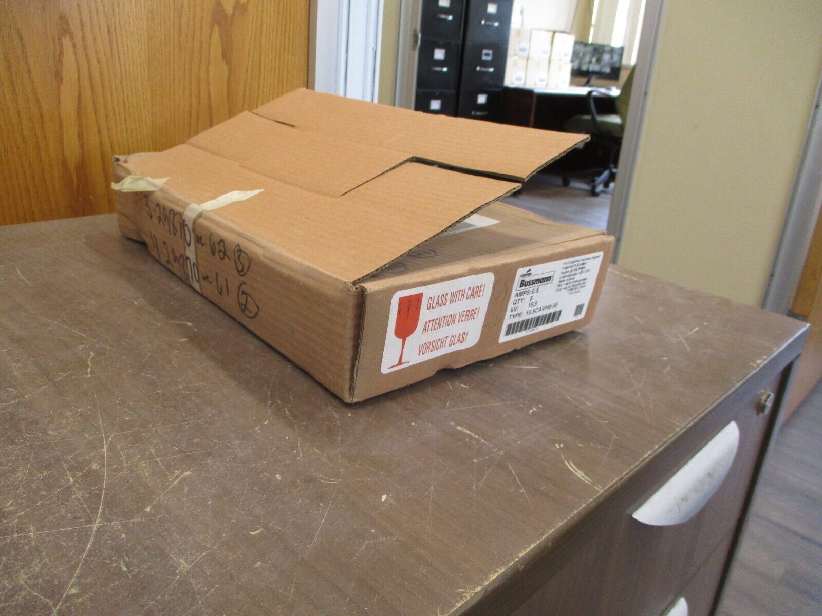 Bussmann High Voltage H.R.C. Fuse 15.5CAVH0-5E 15.5kV 0.5E *Box of 5*