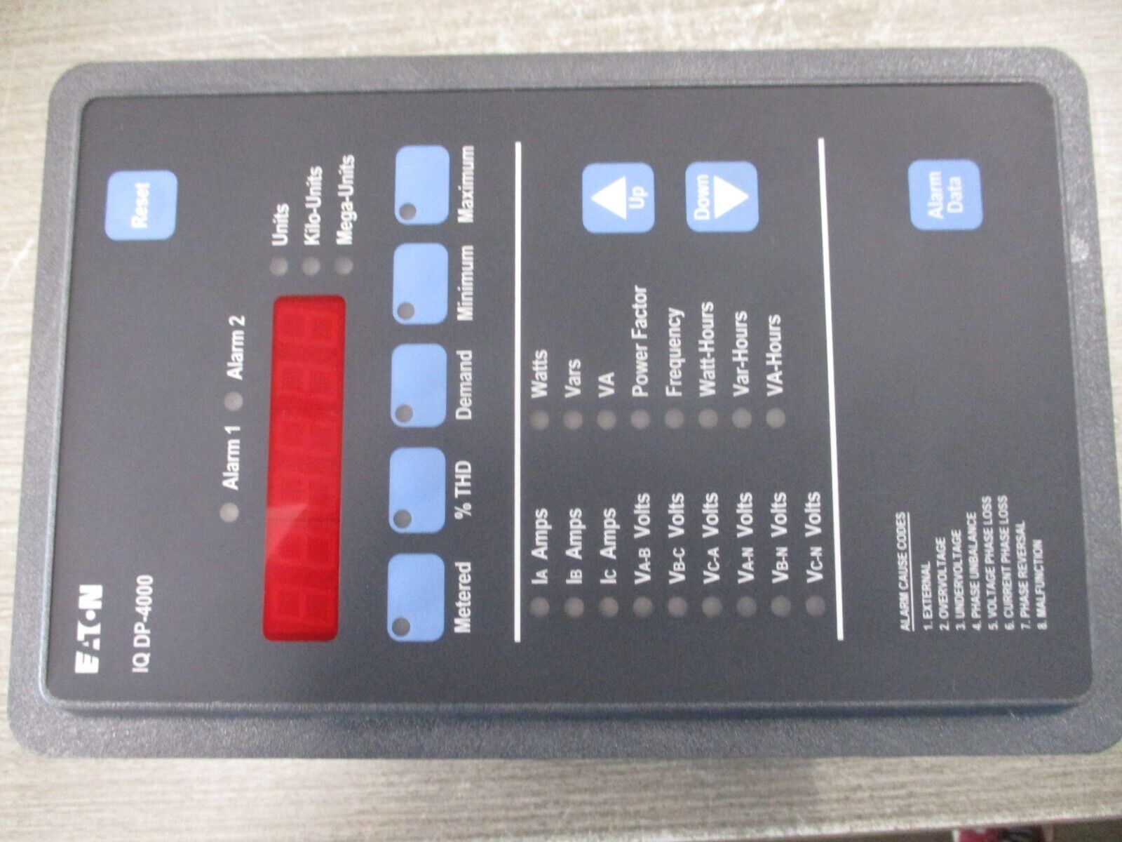 Eaton IQ DP-4000 Energy Meter 66D2040G05 SW 2.01 HW 16 W/8793C55G01 Module