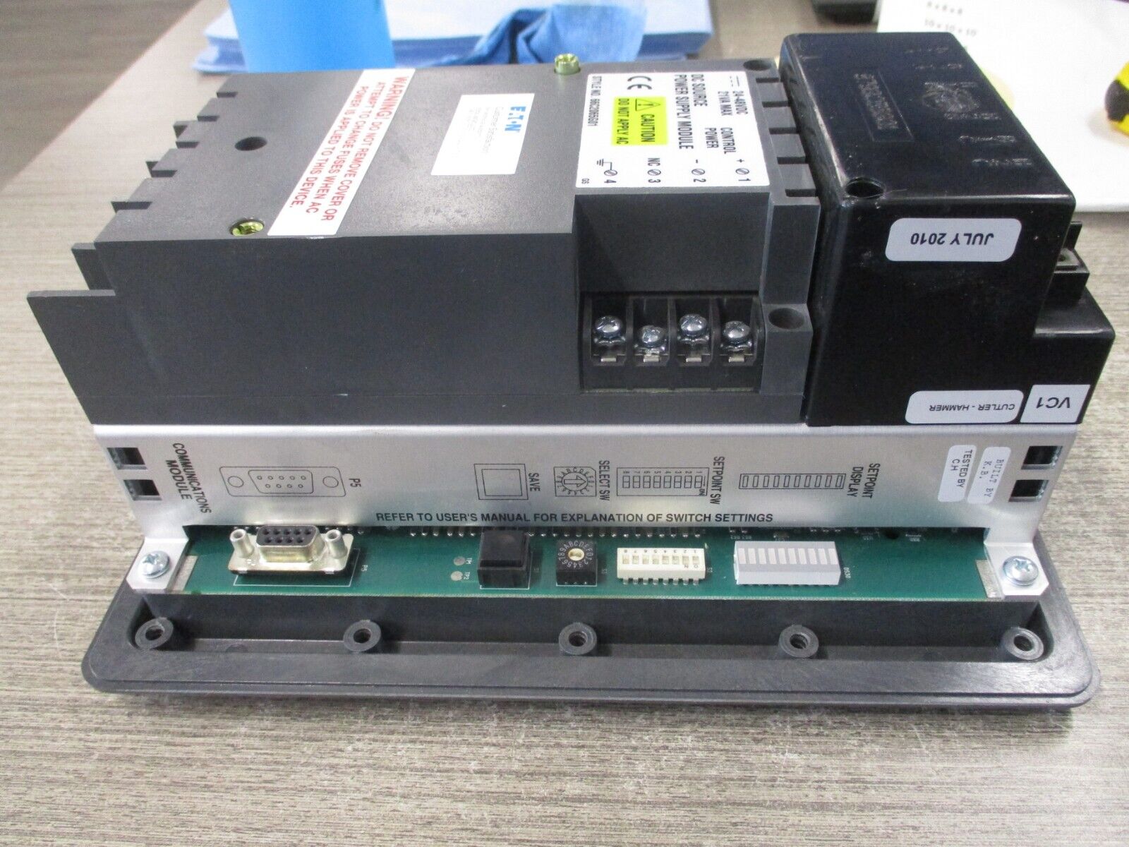 Eaton IQ DP-4000 Energy Meter 66D2040G05 SW 2.01 HW 16 W/8793C55G01 Module