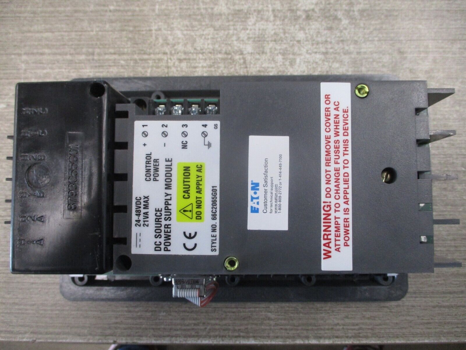 Eaton IQ DP-4000 Energy Meter 66D2040G05 SW 2.01 HW 16 W/8793C55G01 Module