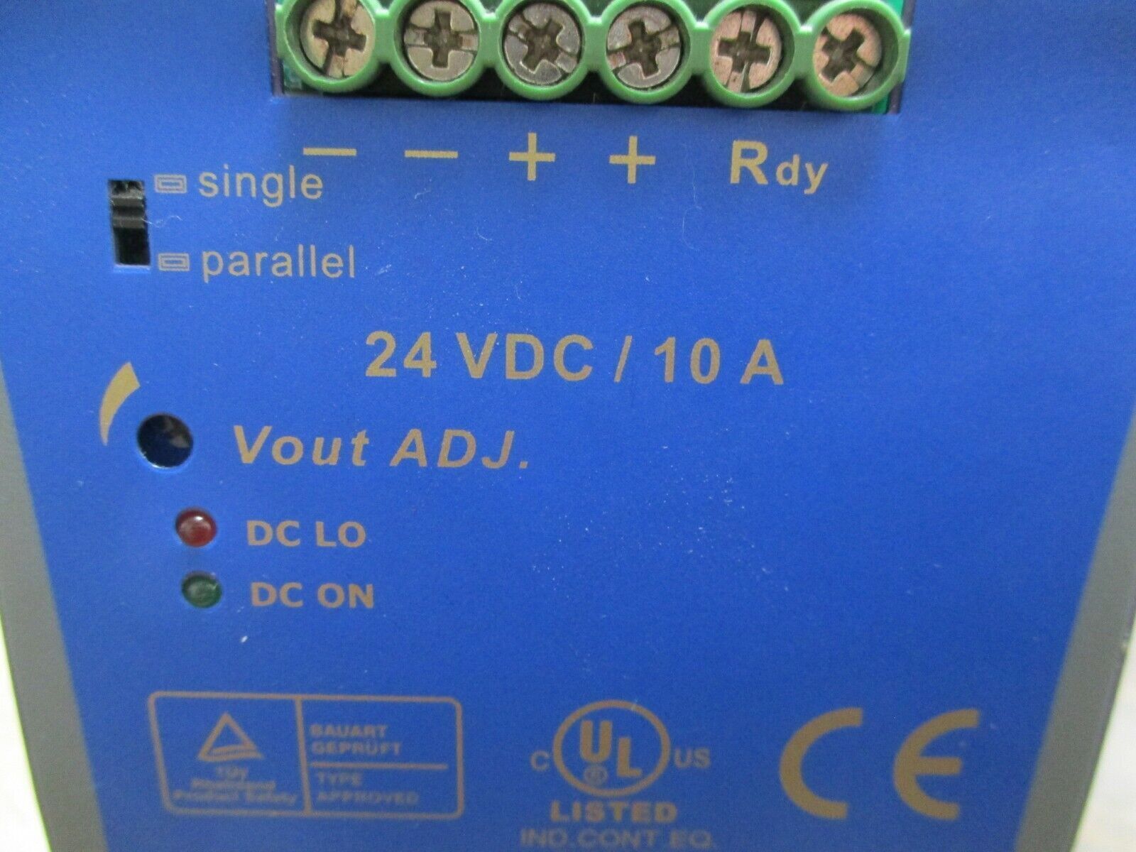 Chinfa DRA240 Power Supply DRA240-24A Output: 24VDC, 240W Used